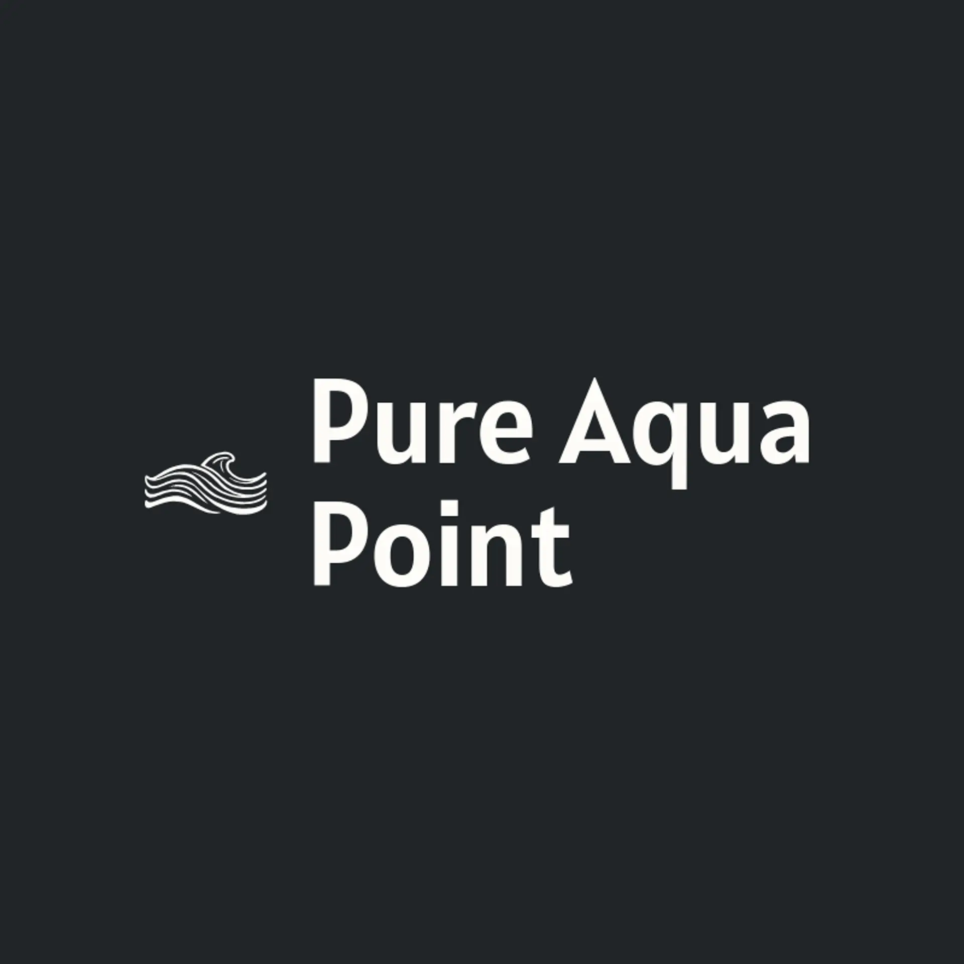 Pure Aqua Point logo for water refilling station