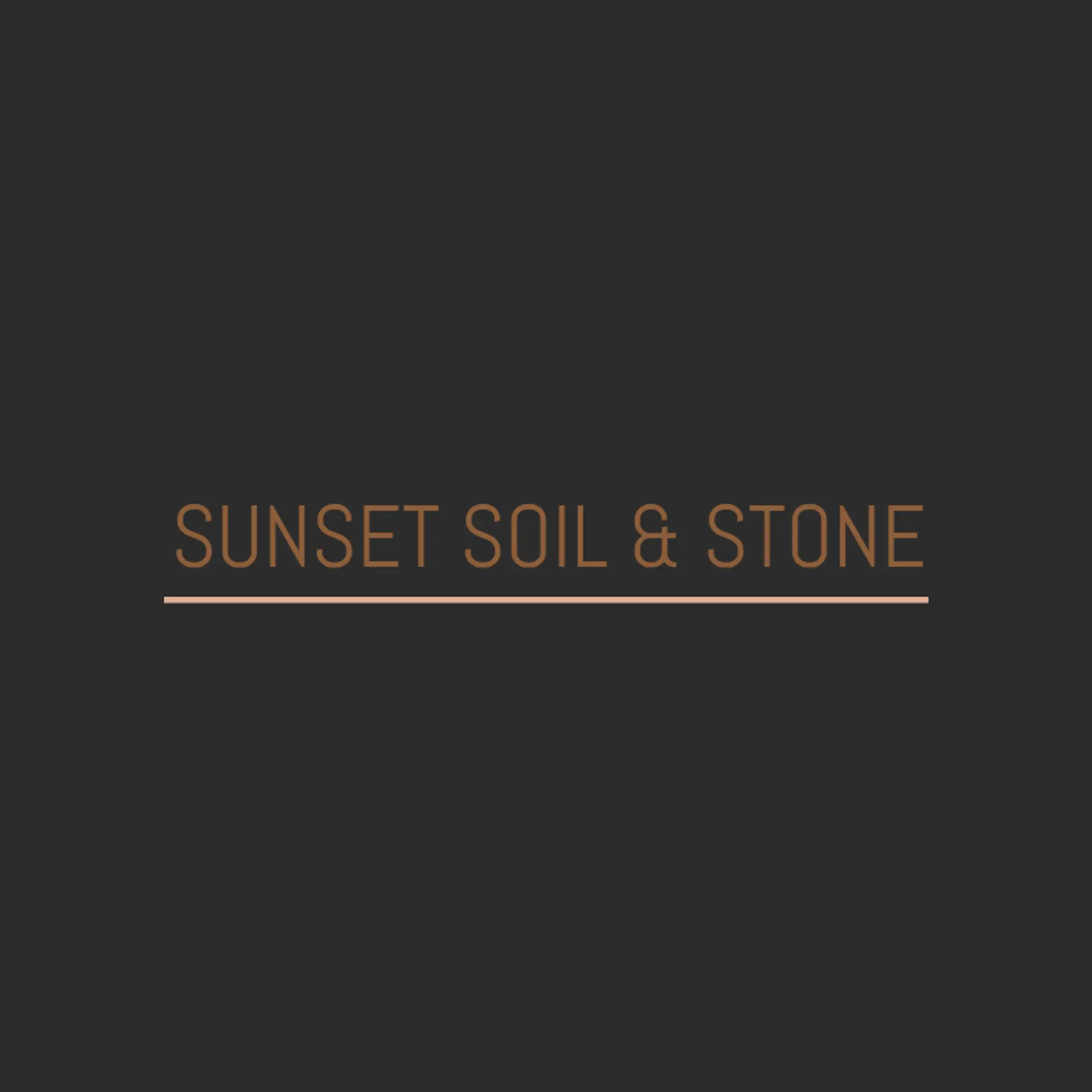 Sunset Soil & Stone logo for construction and landscaping