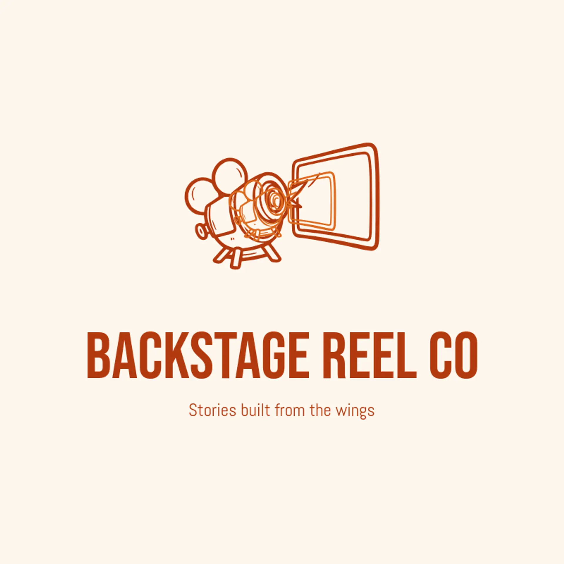 Backstage Reel Co logo for movie