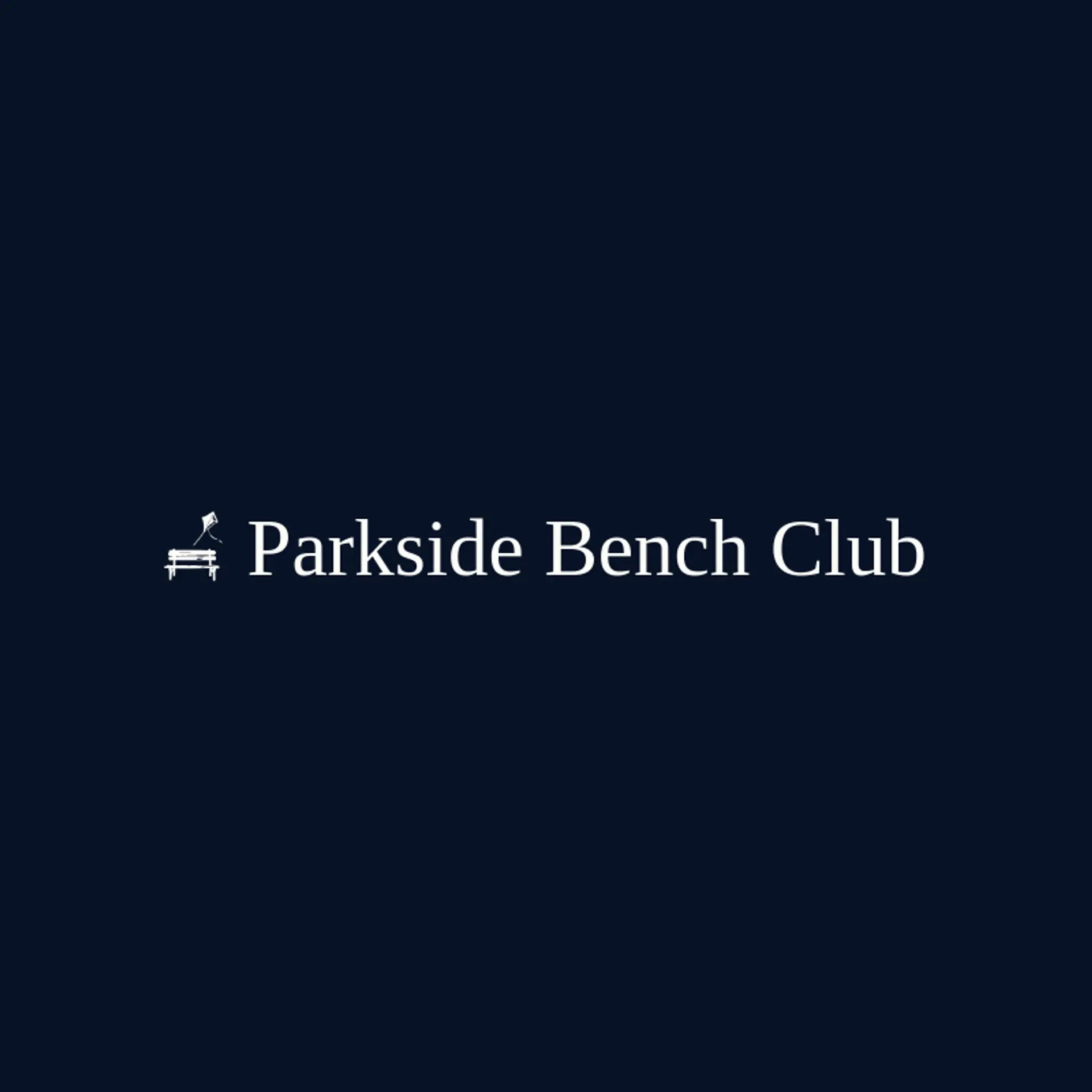 Parkside Bench Club logo for park