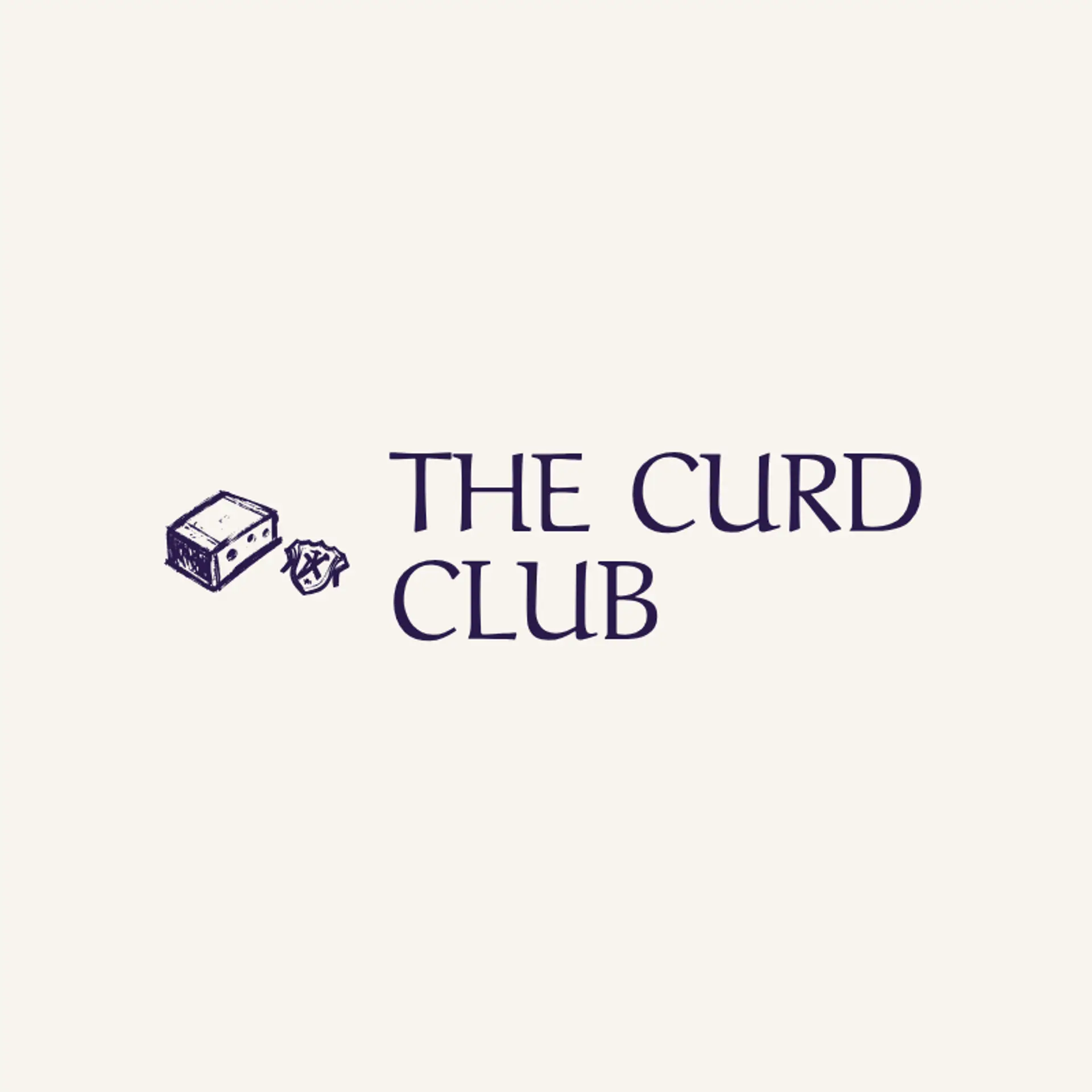 The Curd Club logo for cheese