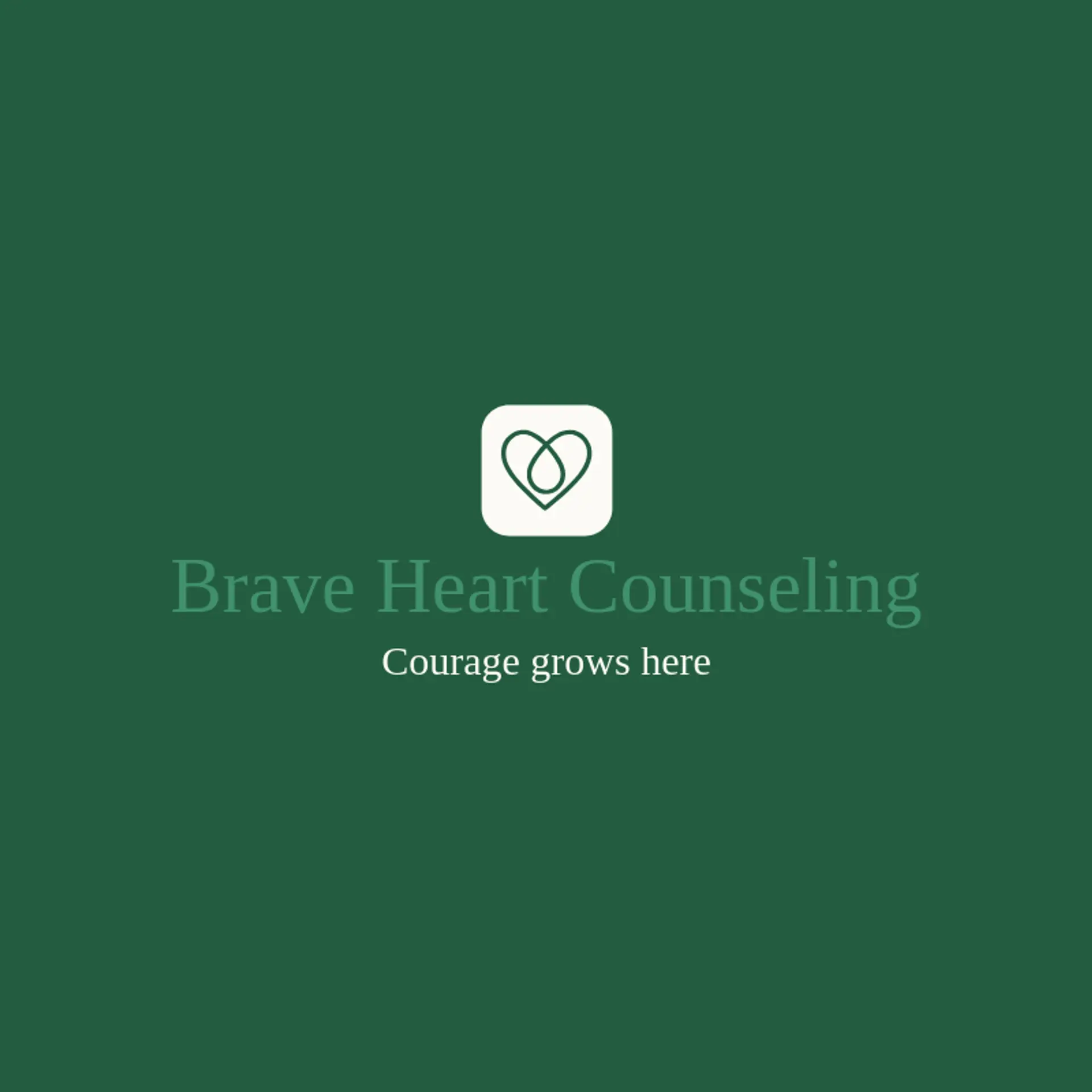Brave Heart Counseling logo for therapy