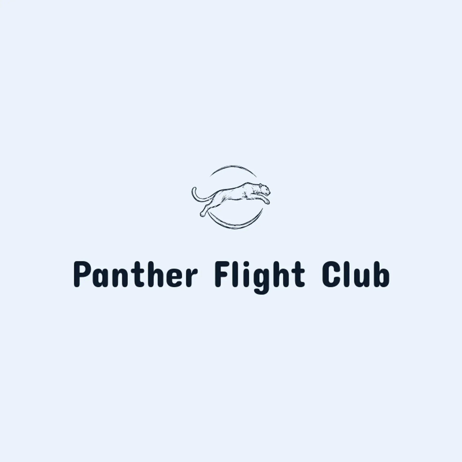 Panther Flight Club logo for panther