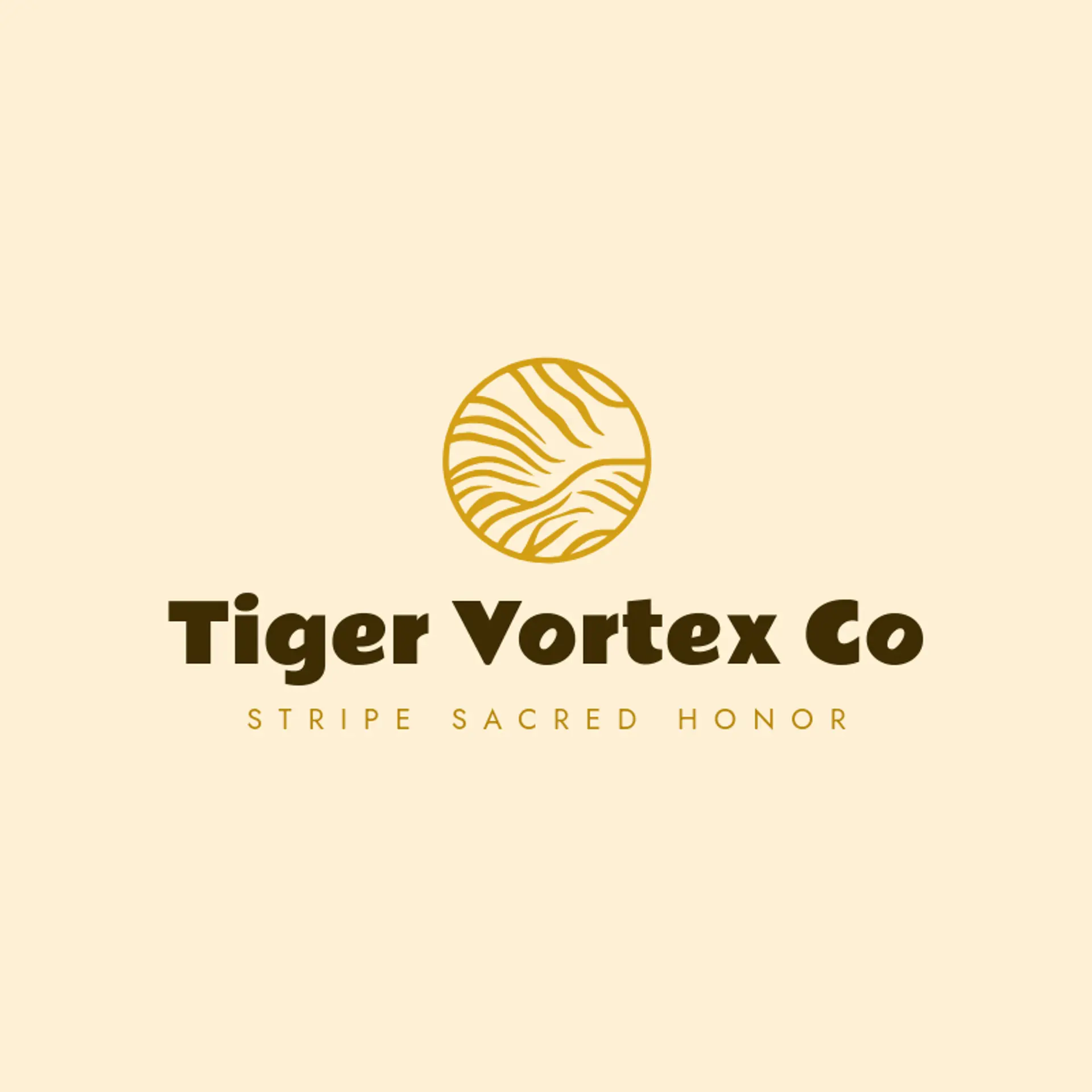 Tiger Vortex Co logo for tiger