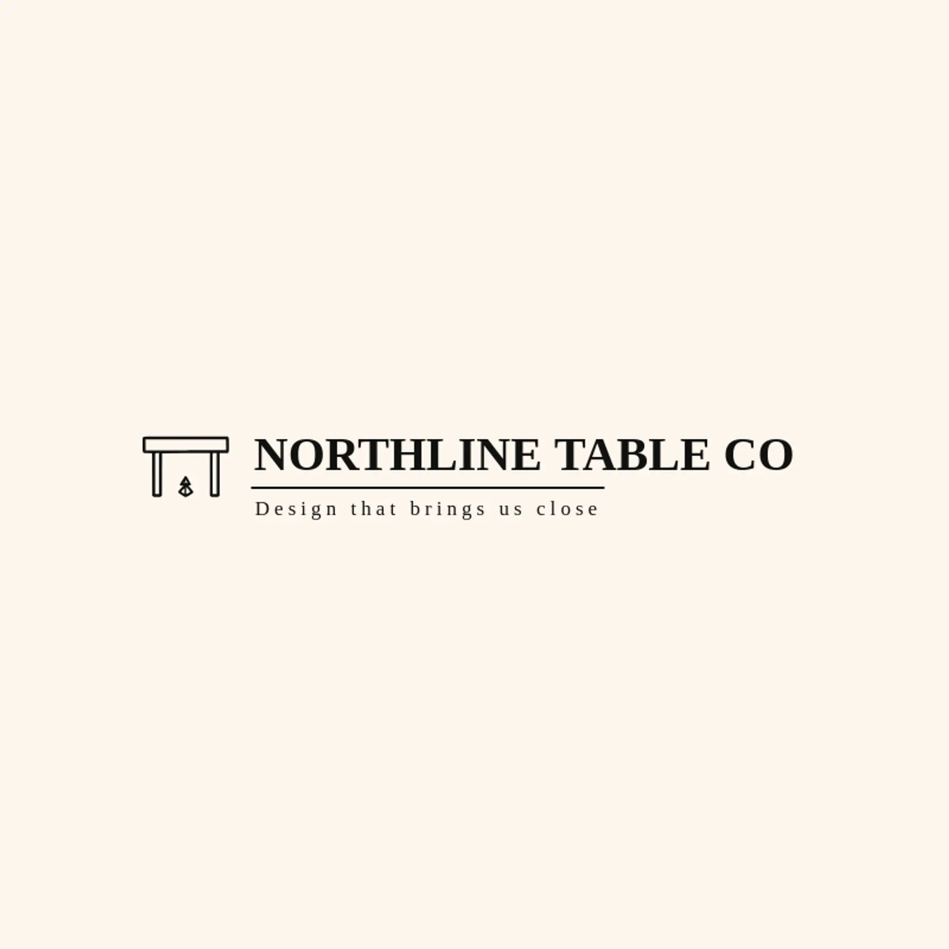 Northline Table Co logo for table