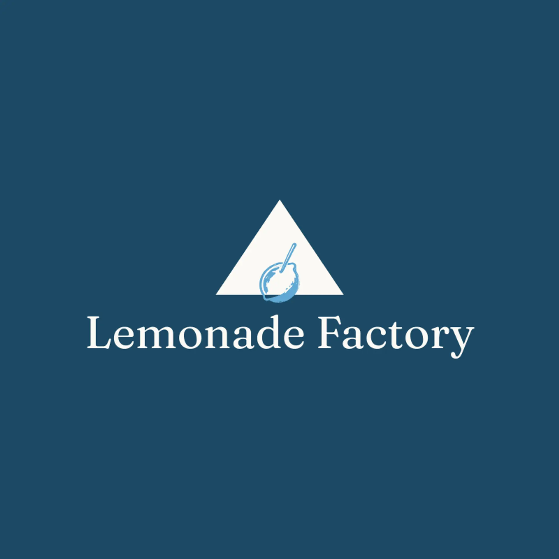 Lemonade Factory logo for lemonade