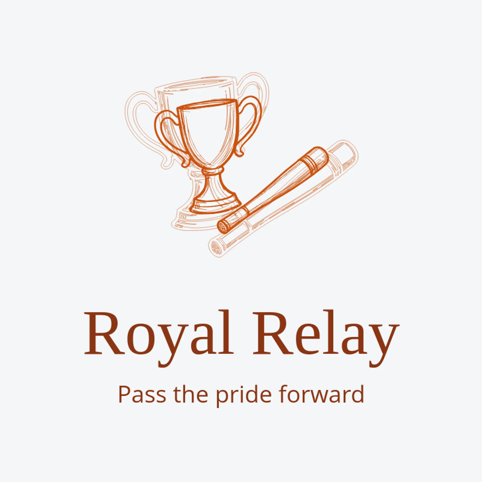 Royal Relay logo for trophy