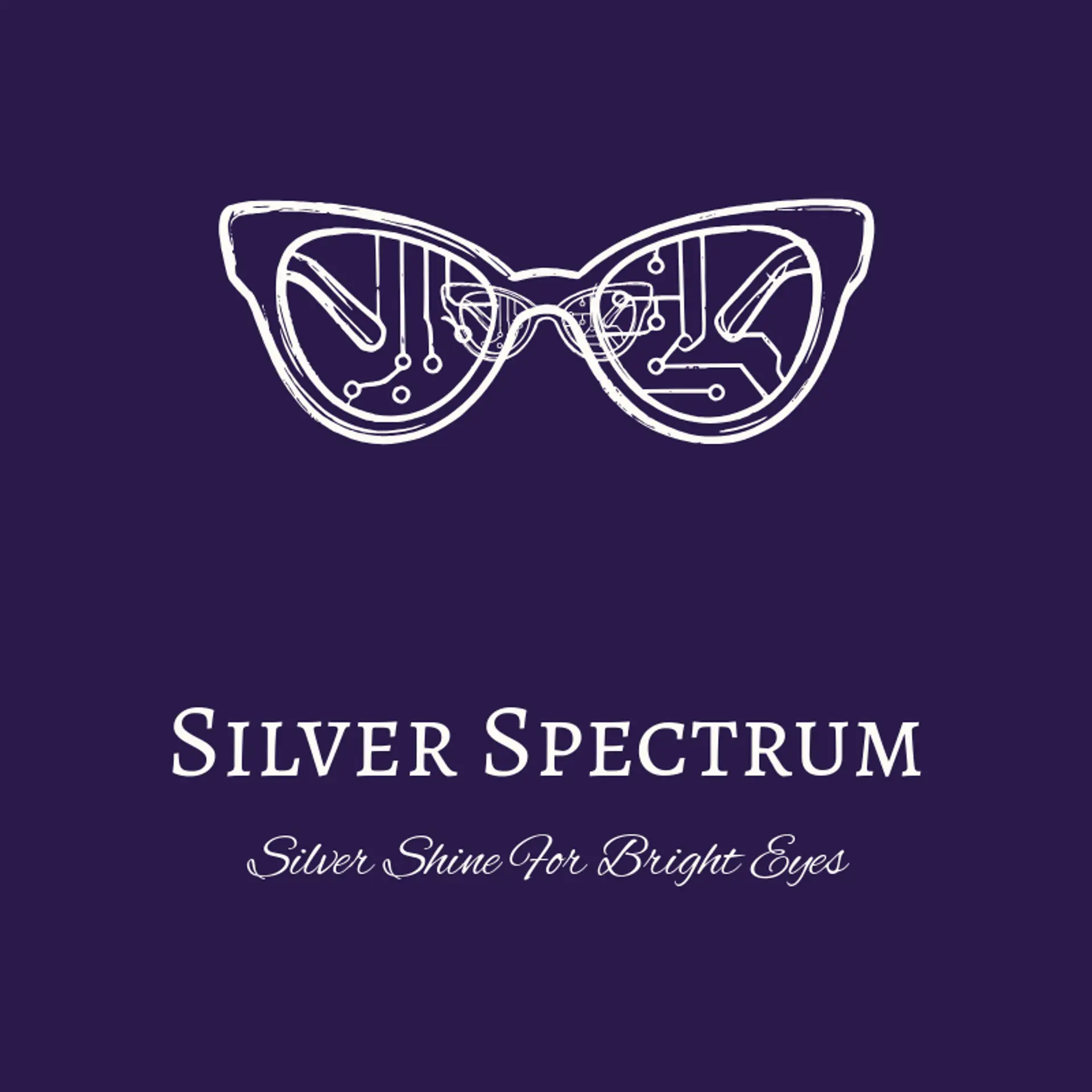 Silver Spectrum logo for glasses