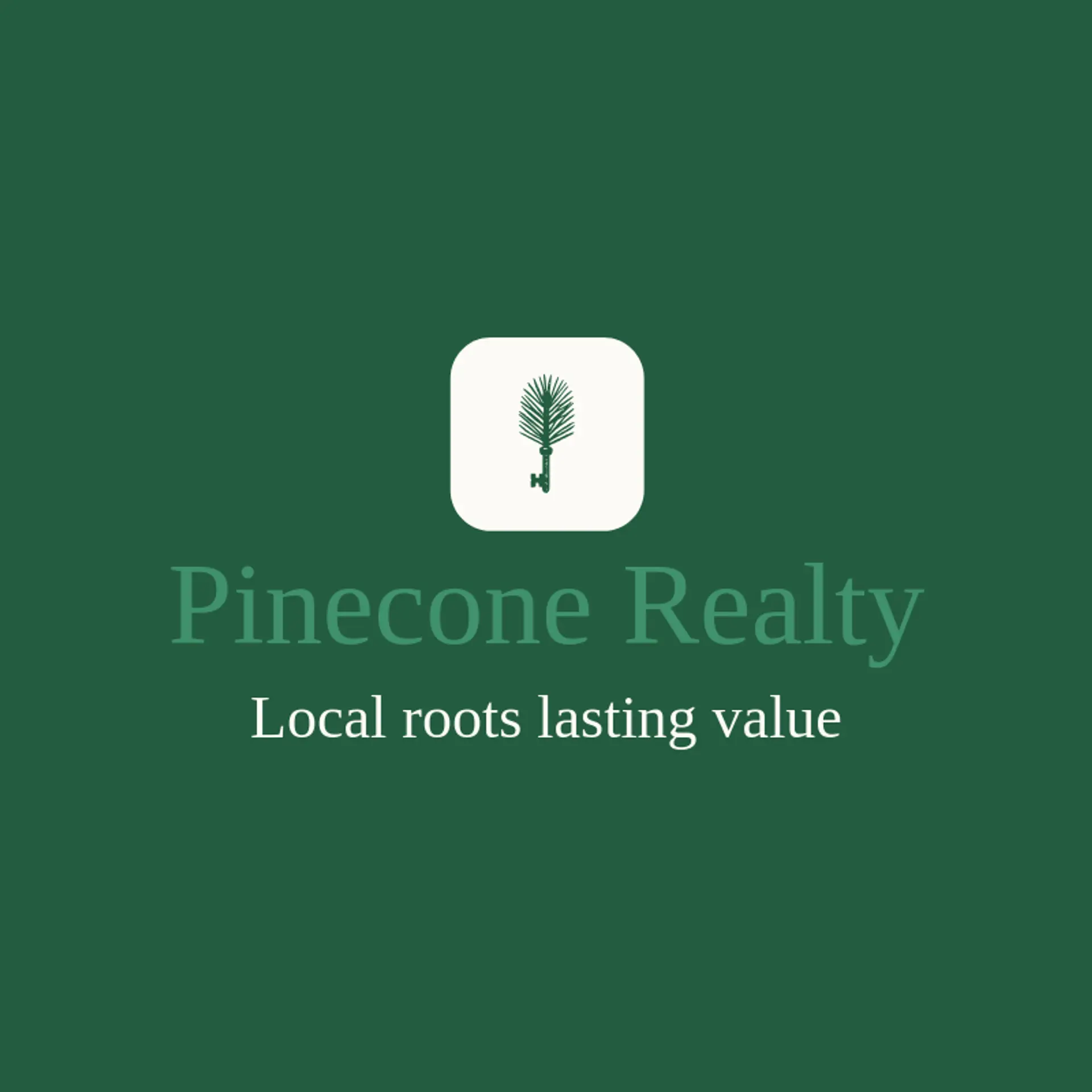 Pinecone Realty logo for real estate agent