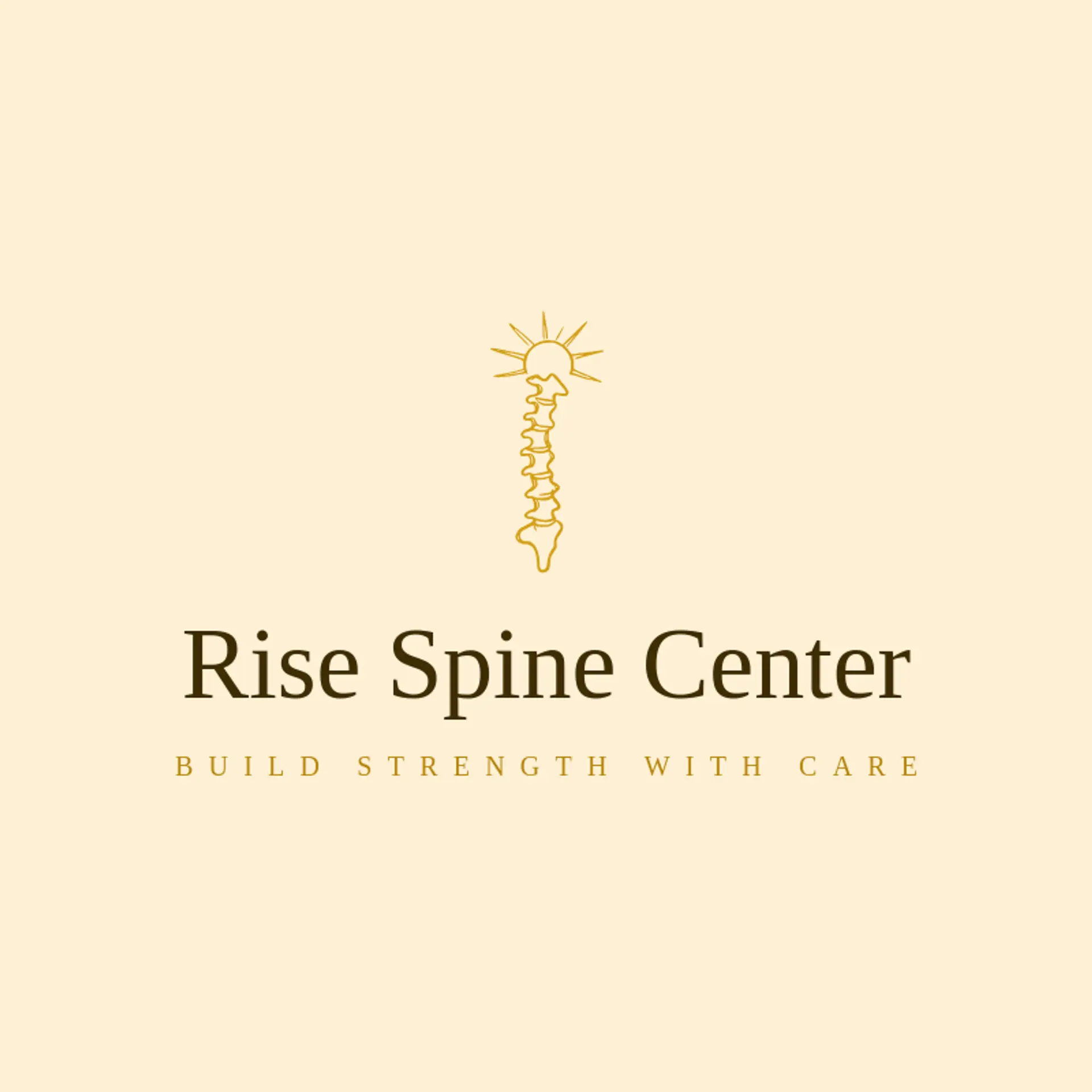Rise Spine Center logo for spine