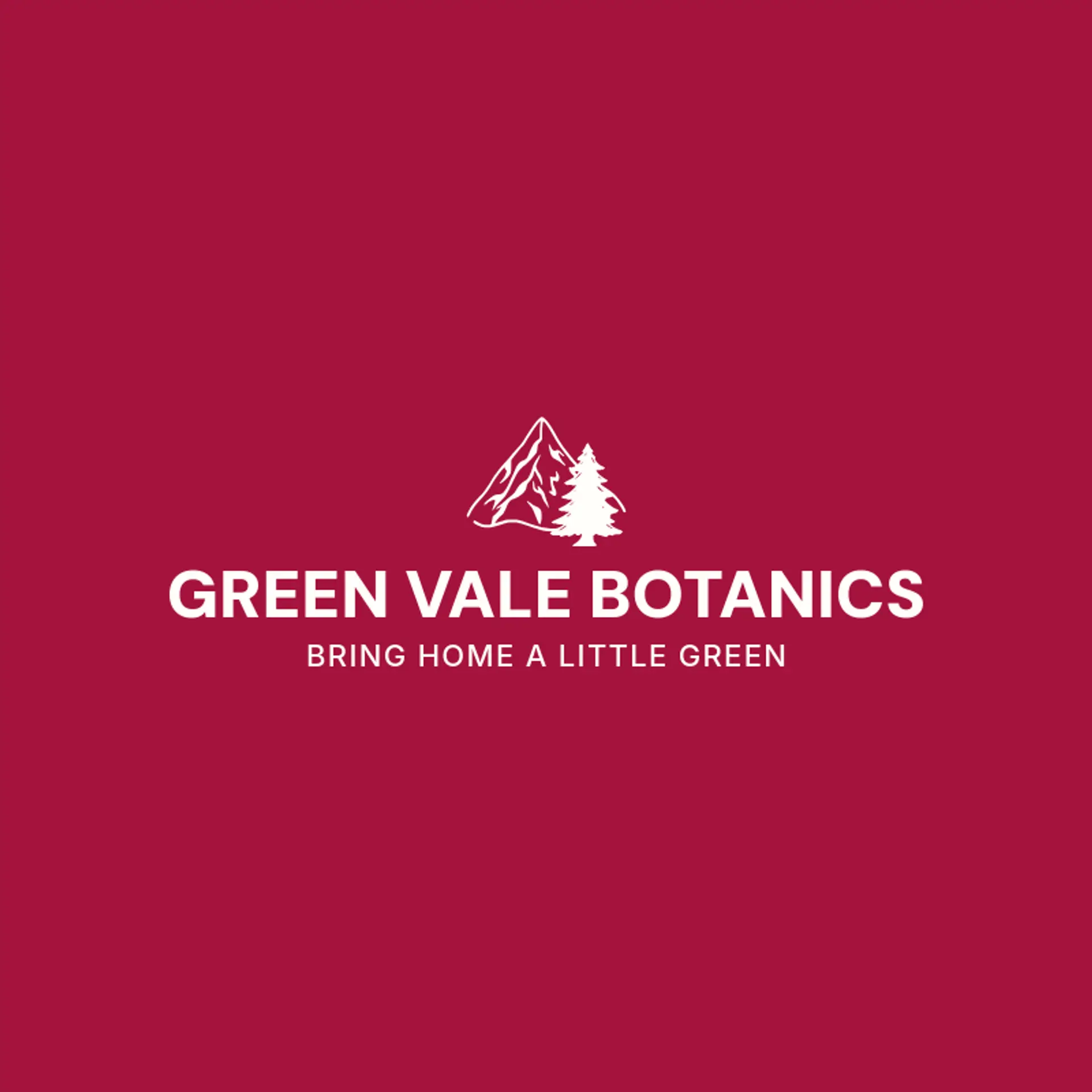 Green Vale Botanics logo for evergreen
