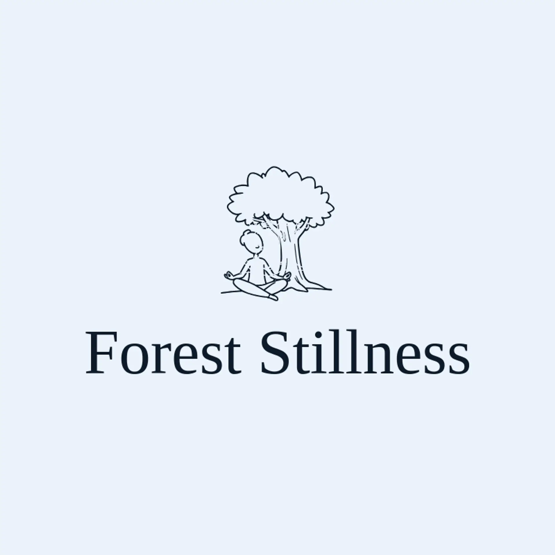 Forest Stillness logo for buddhism