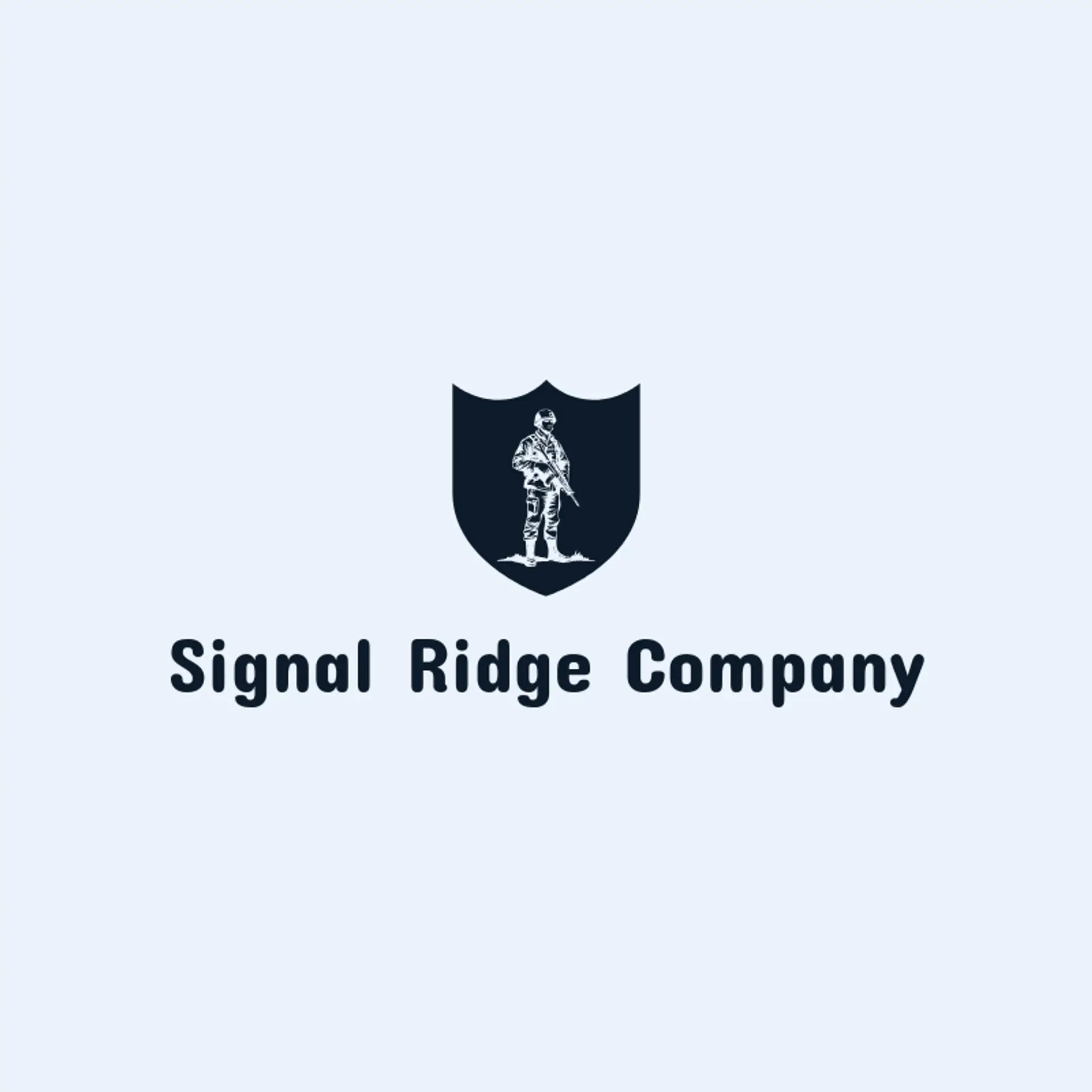 Signal Ridge Company logo for infantry