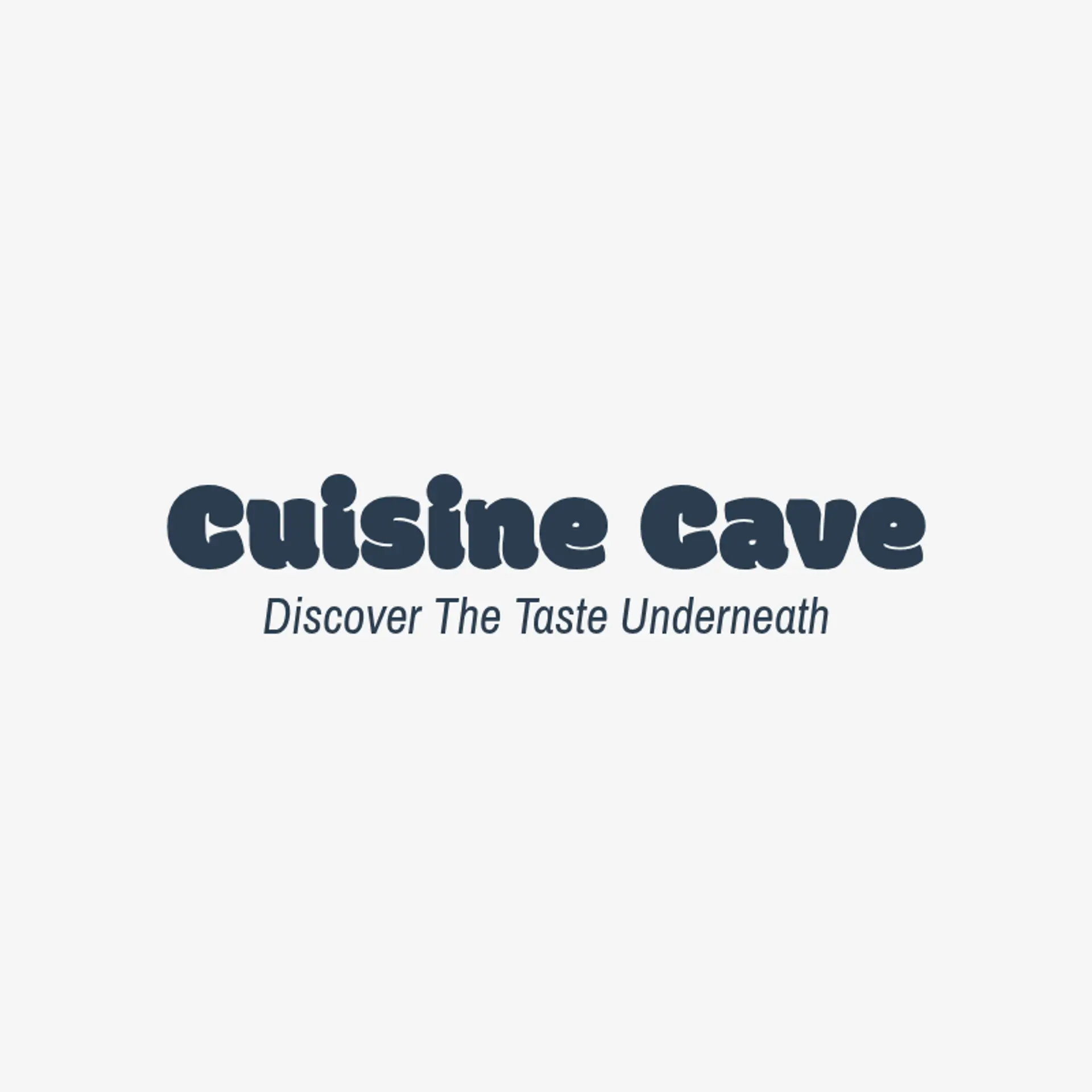 Cuisine Cave logo for cool restaurant