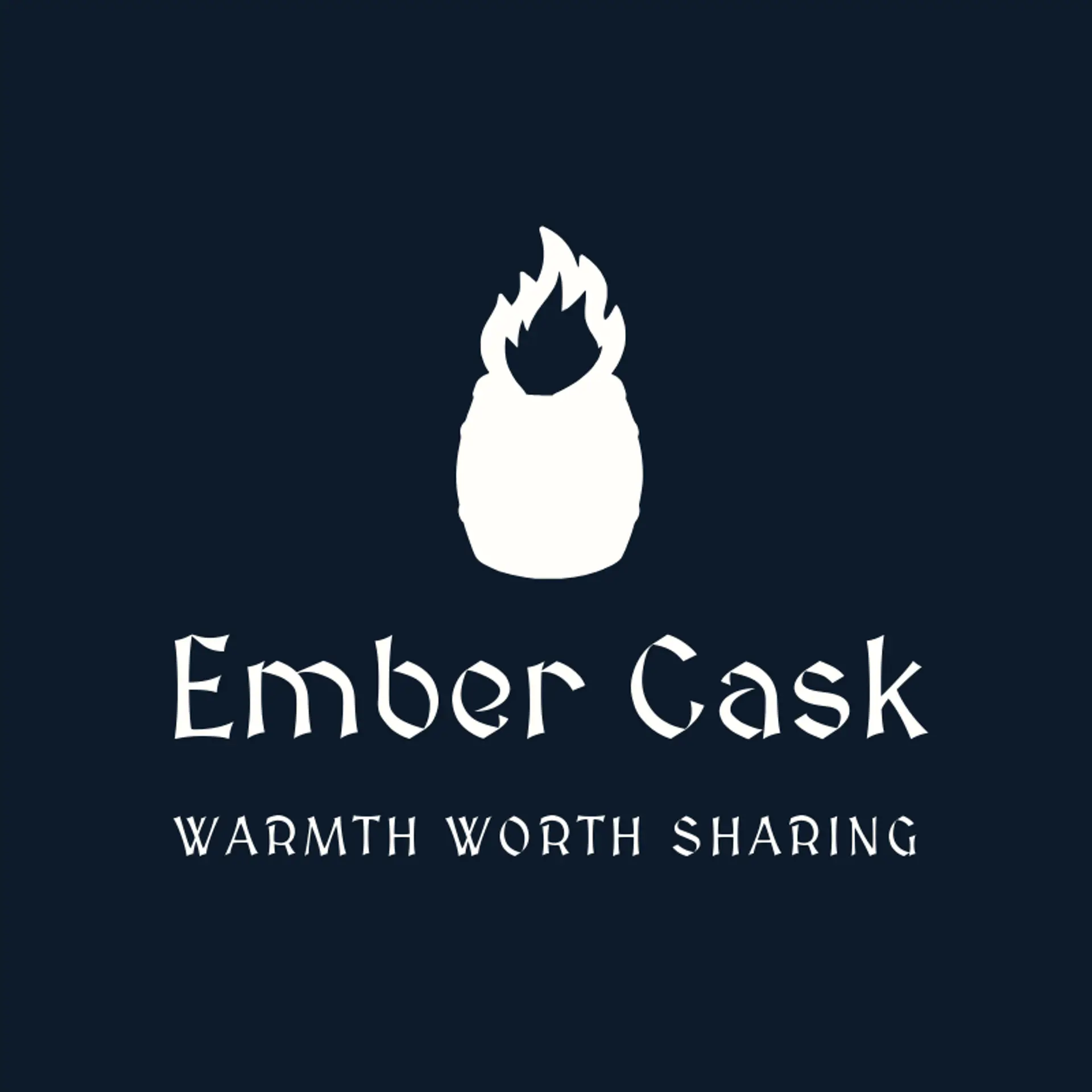 Ember Cask logo for alcohol