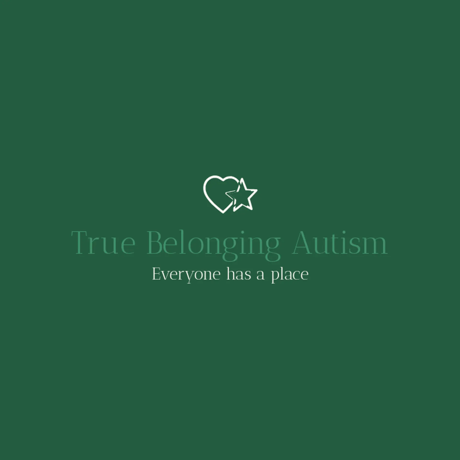 True Belonging Autism logo for autism