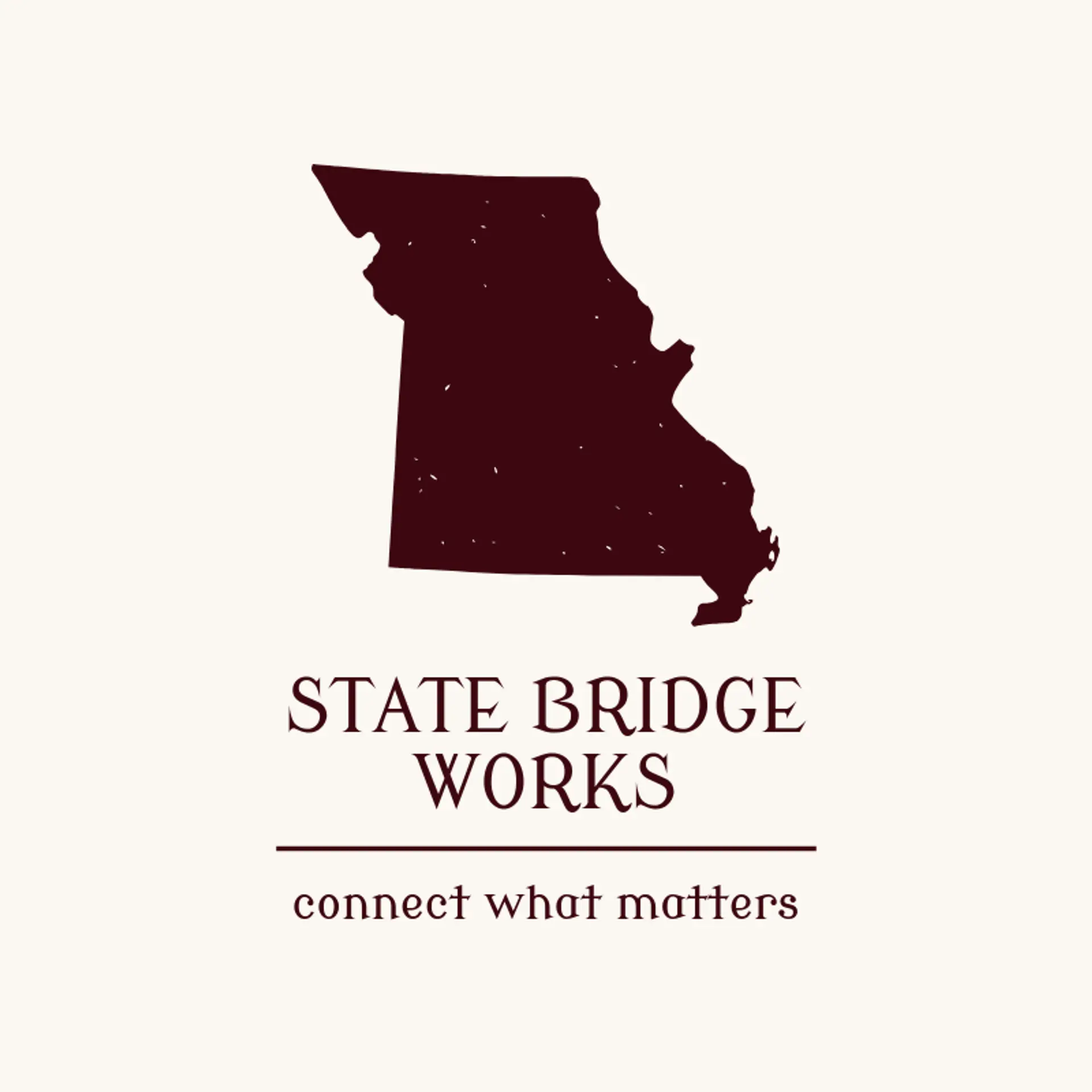 State Bridge Works logo for state