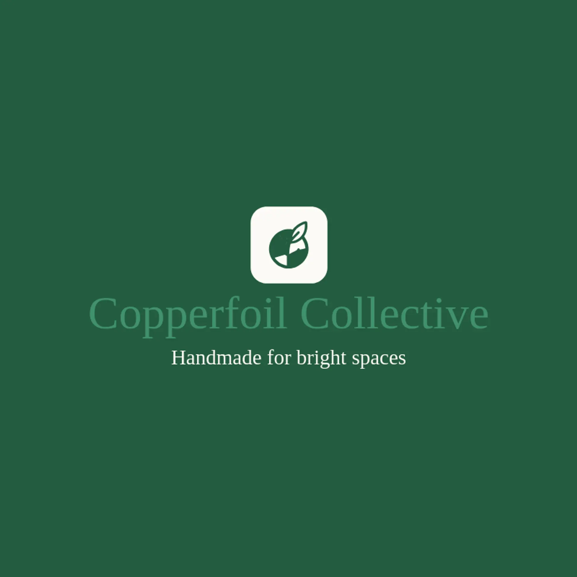 Copperfoil Collective logo for stained glass