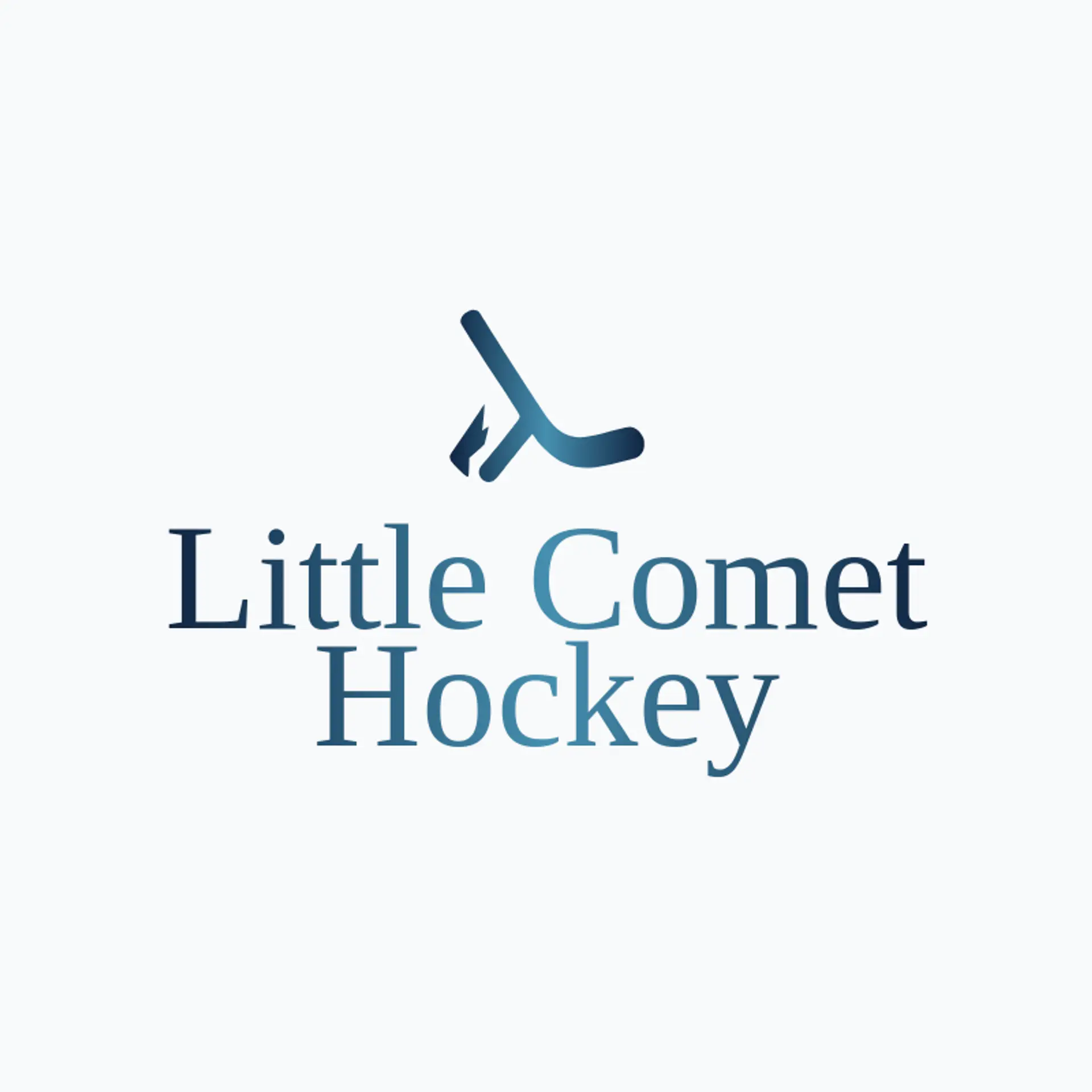 Little Comet Hockey logo for hockey stick