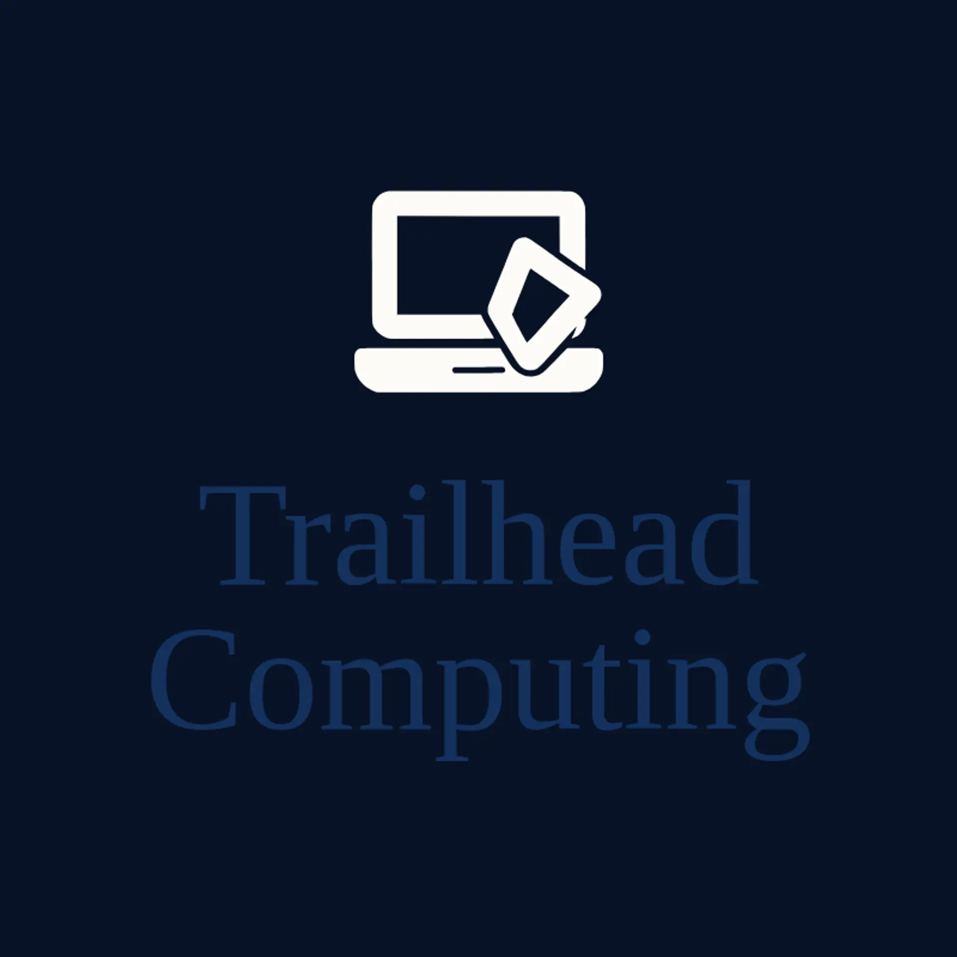 Trailhead Computing logo for laptop