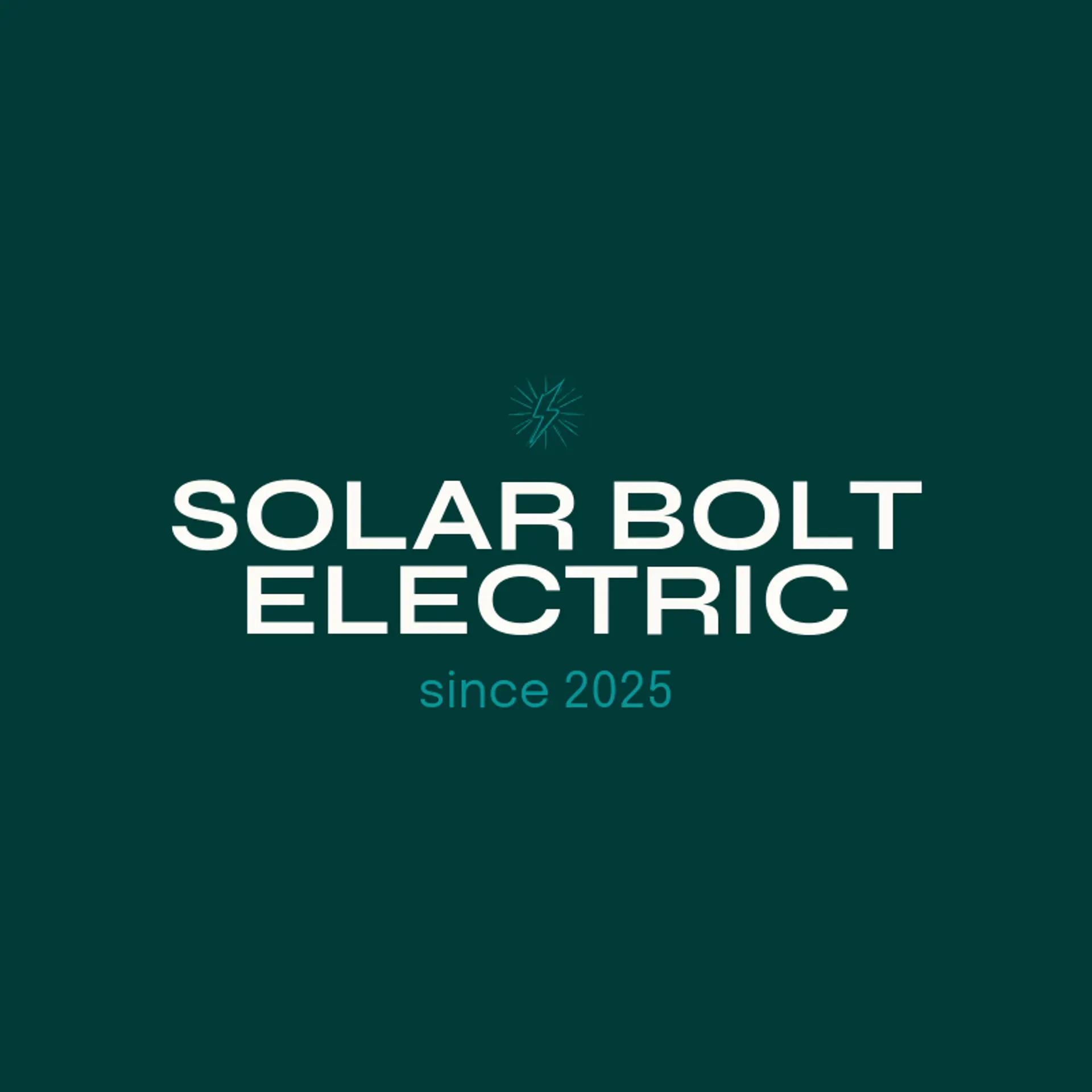 Solar Bolt Electric logo for electric