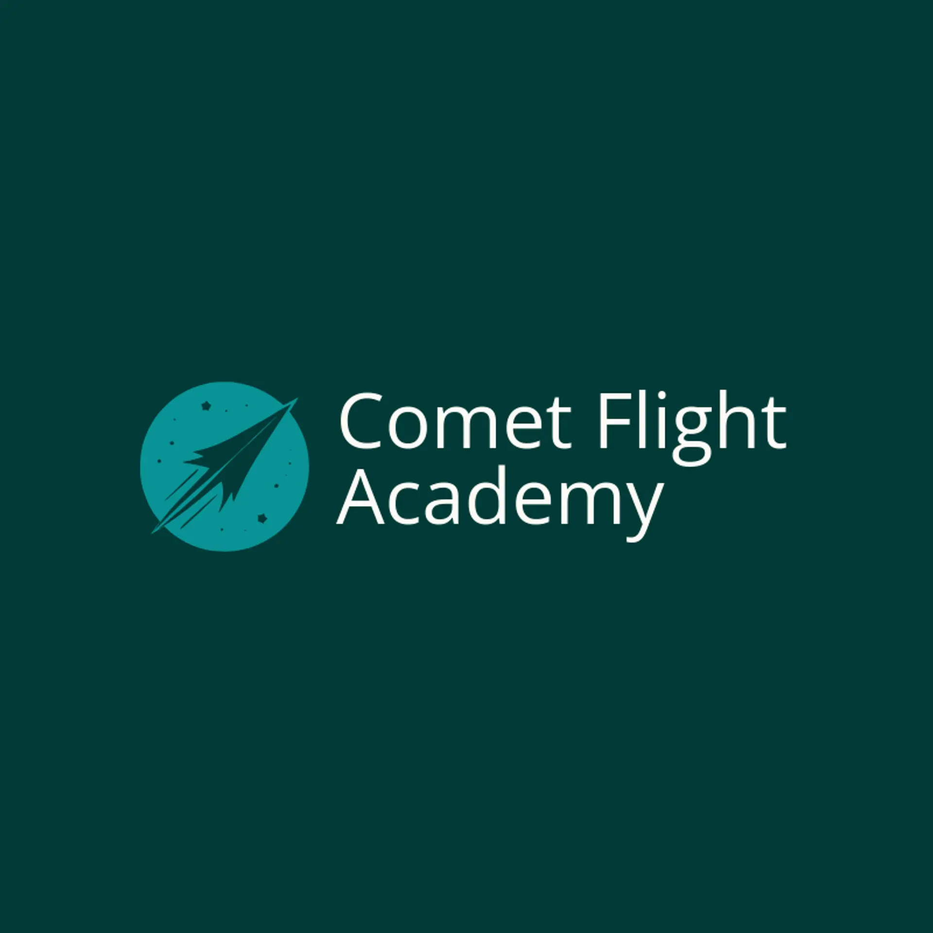 Comet Flight Academy logo for comet