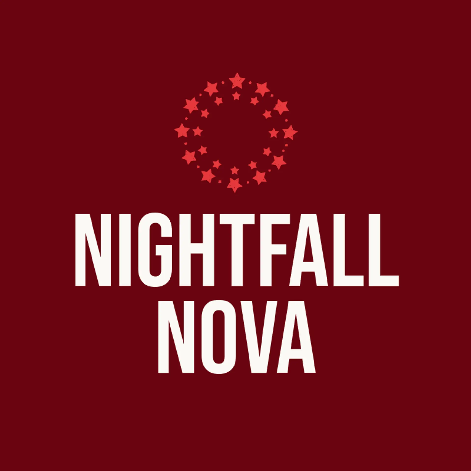 Nightfall Nova logo for stars