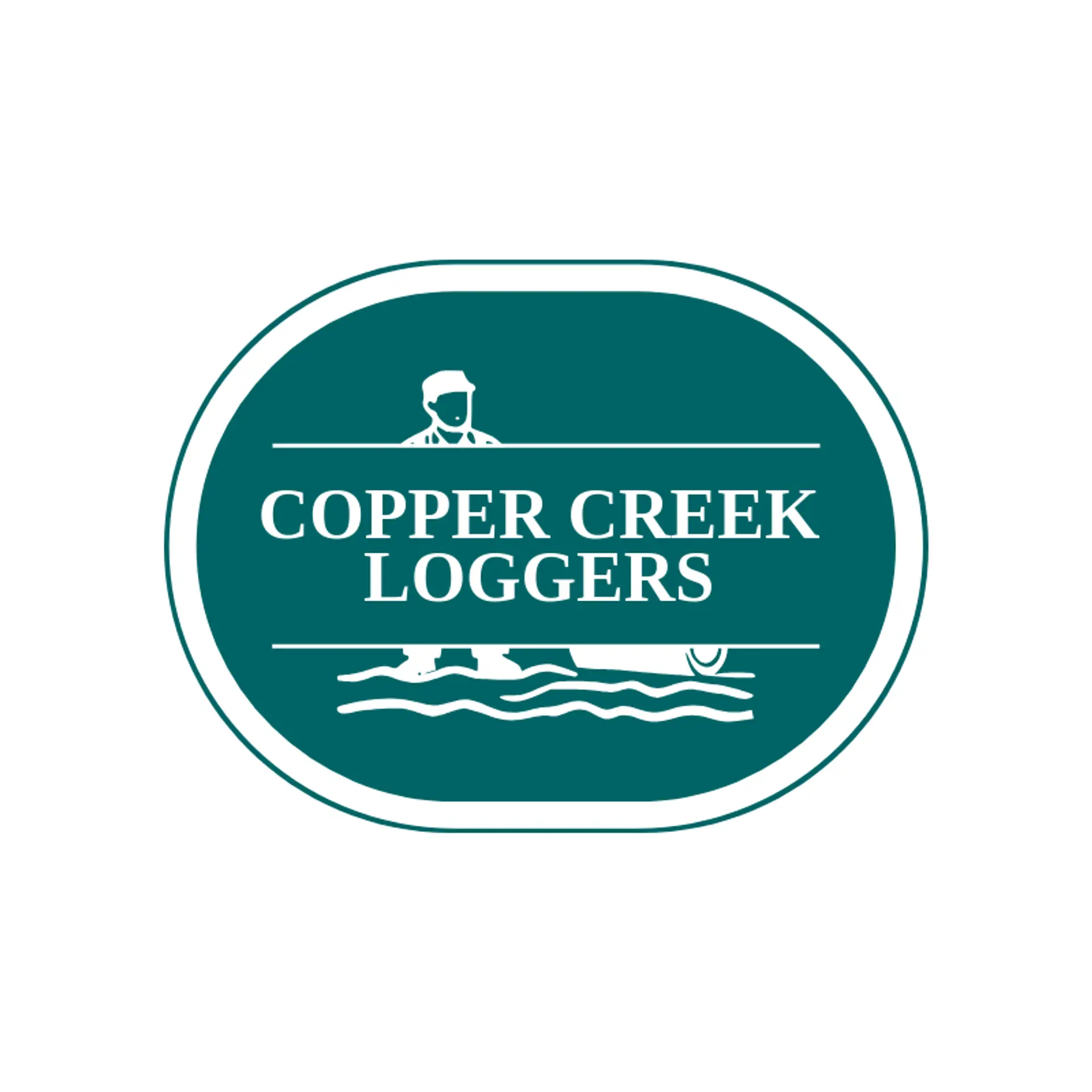Copper Creek Loggers logo for lumberjack