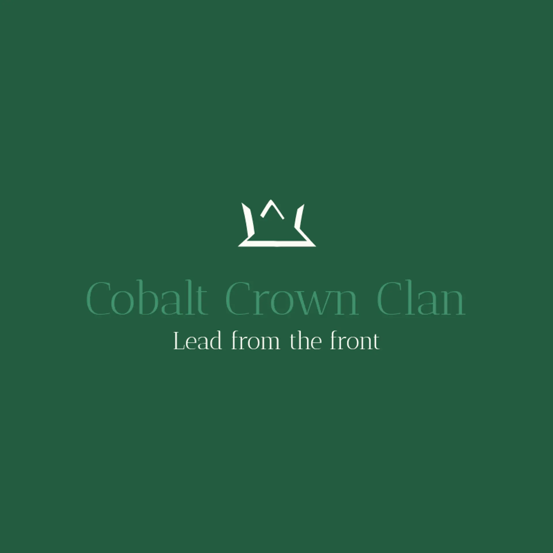 Cobalt Crown Clan logo for clan