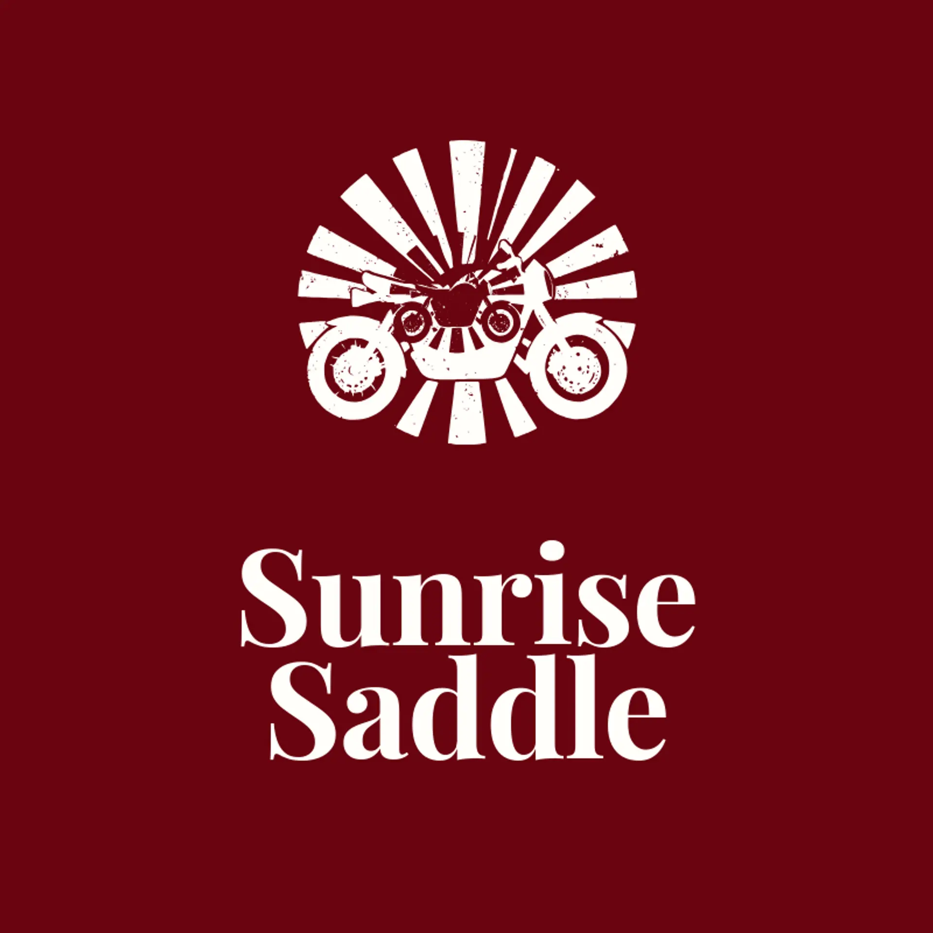 Sunrise Saddle logo for motorcycle