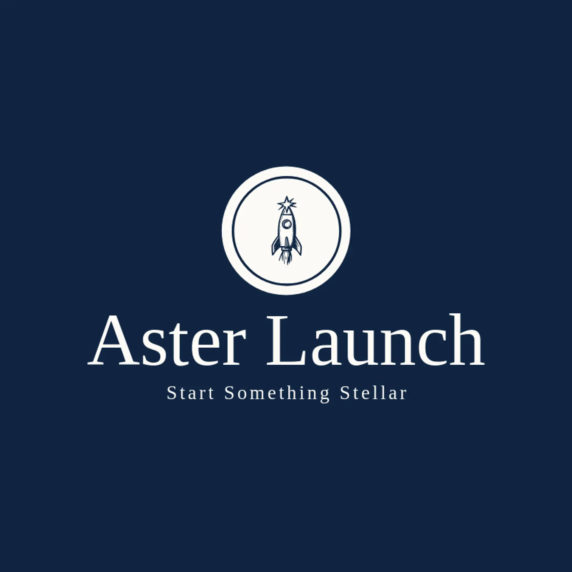 Aster Launch logo for constellation