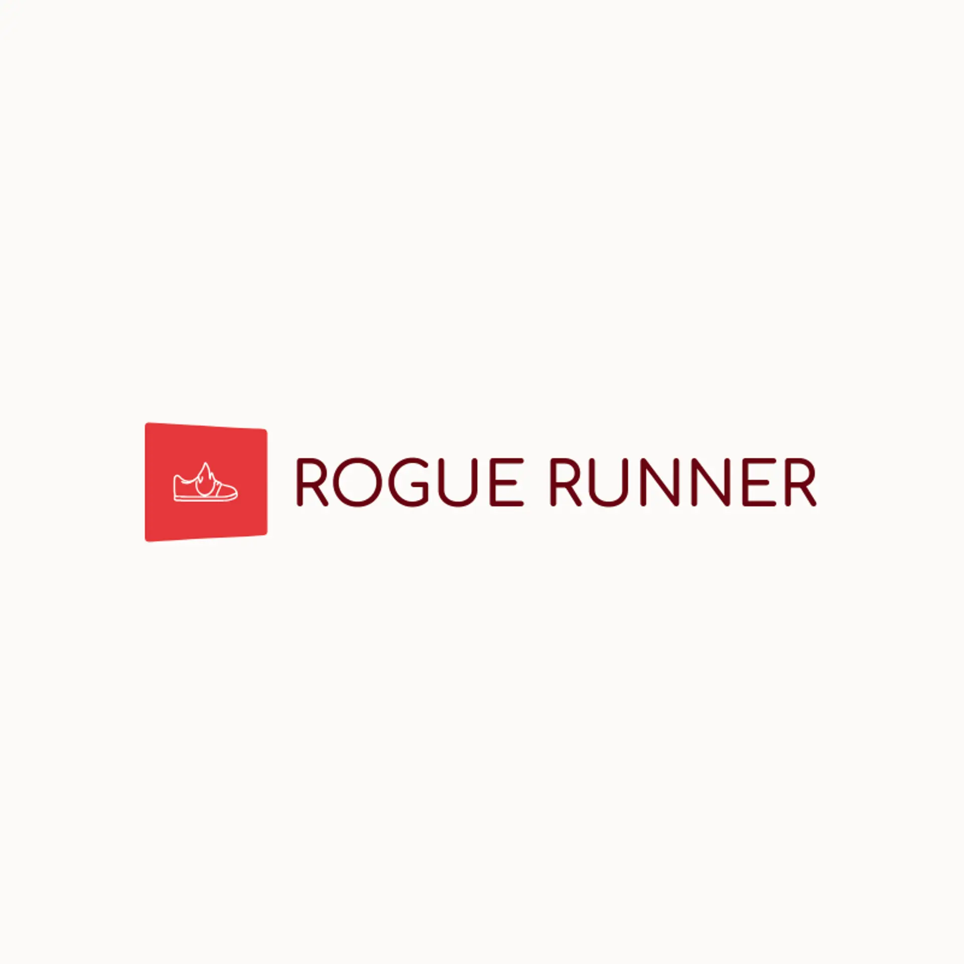 Rogue Runner logo for streetwear