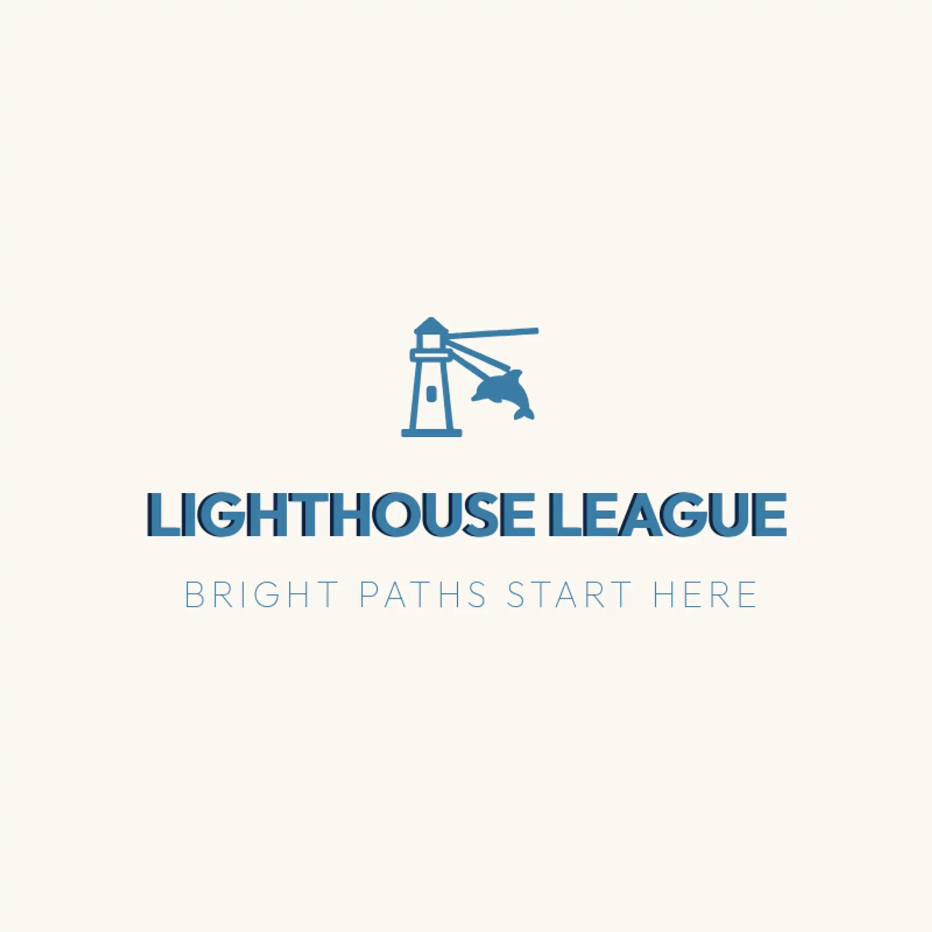 Lighthouse League logo for dolphin