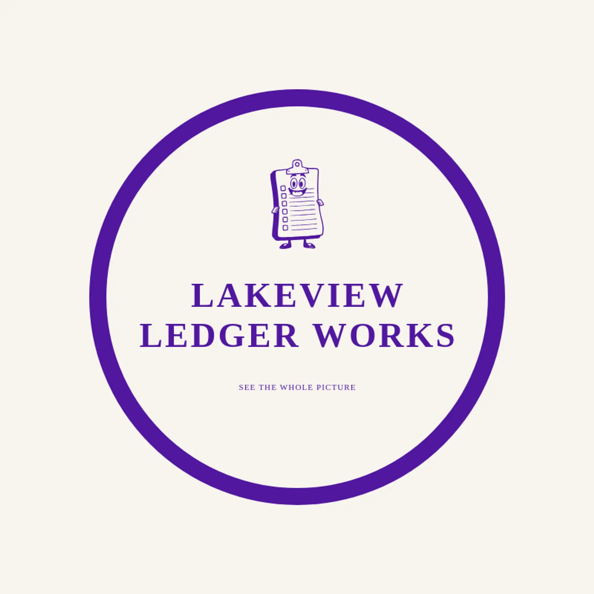 Lakeview Ledger Works logo for ledger