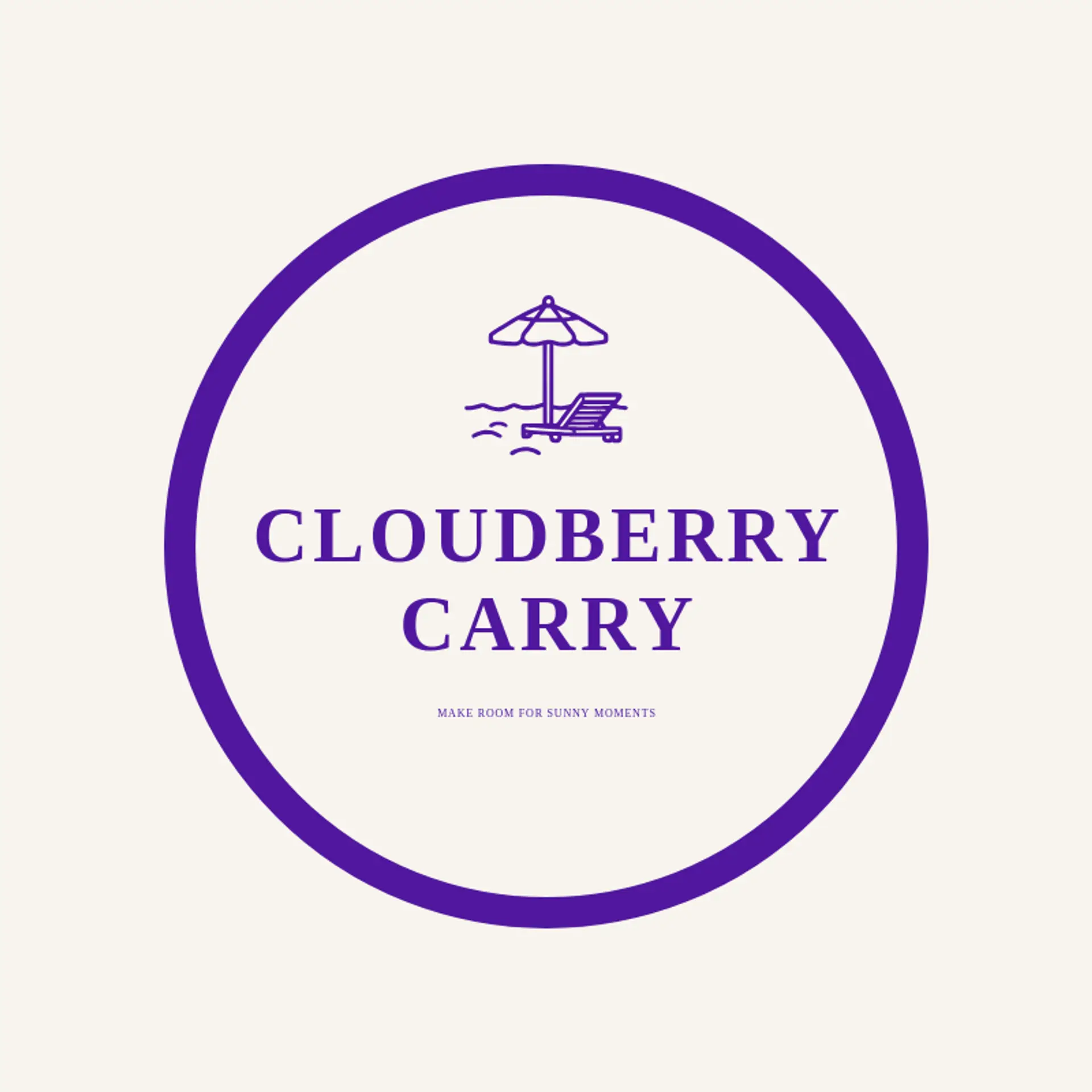 Cloudberry Carry logo for umbrella