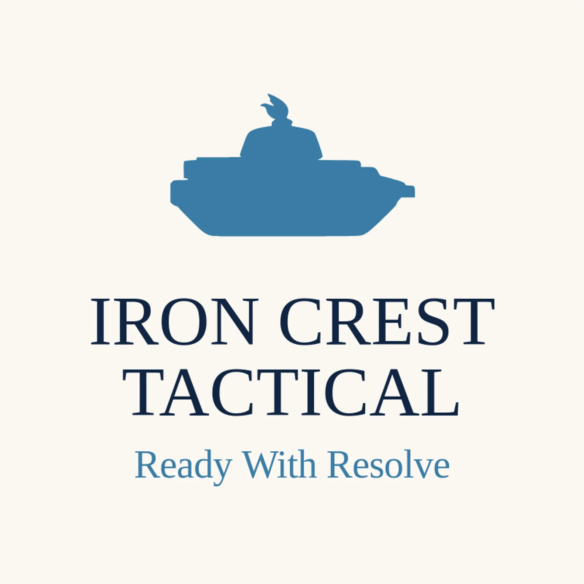 Iron Crest Tactical logo for tank