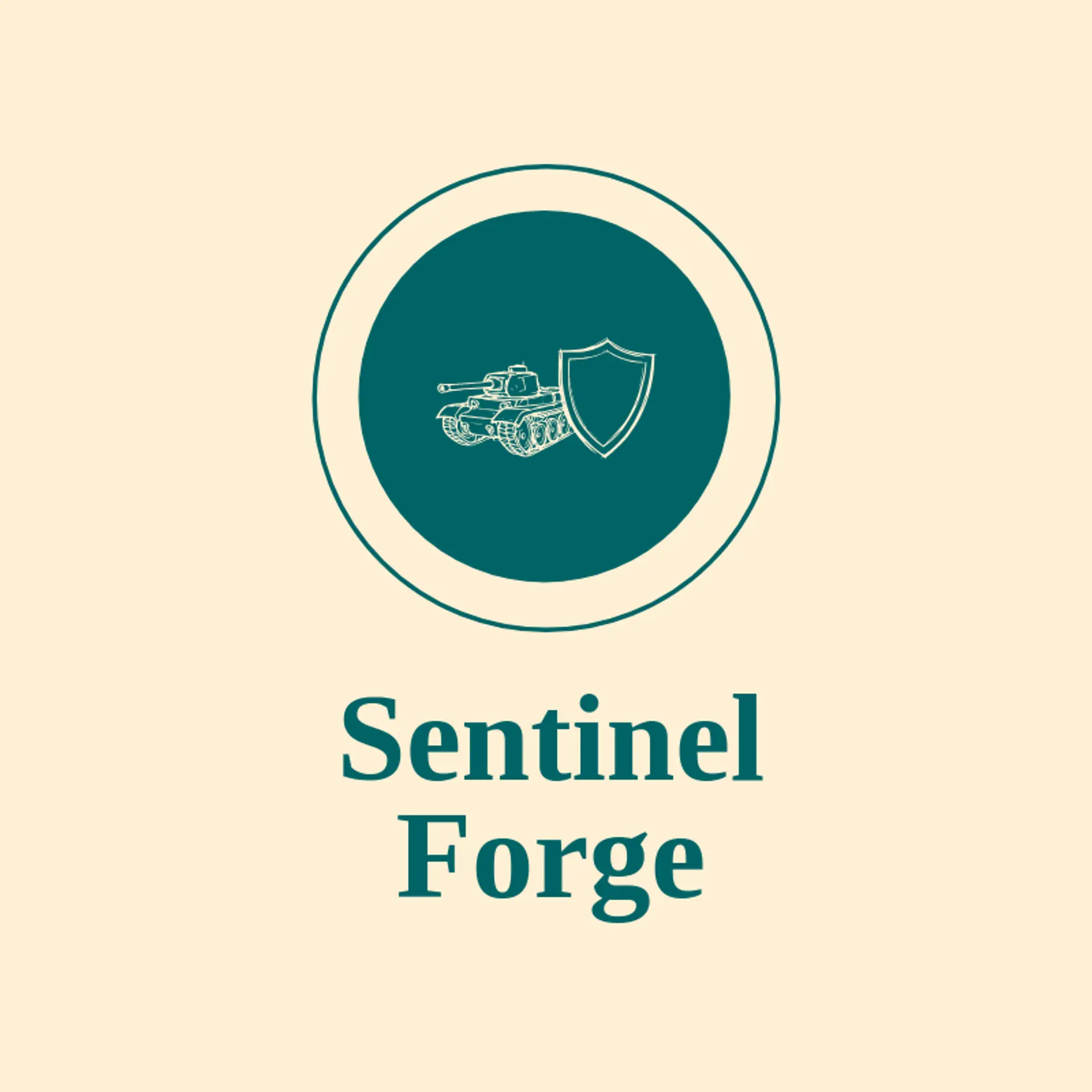 Sentinel Forge logo for tank