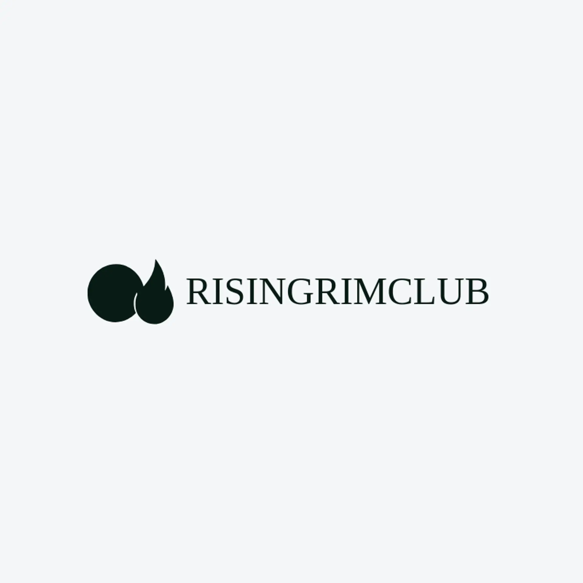 Rising Rim Club logo for basketball team