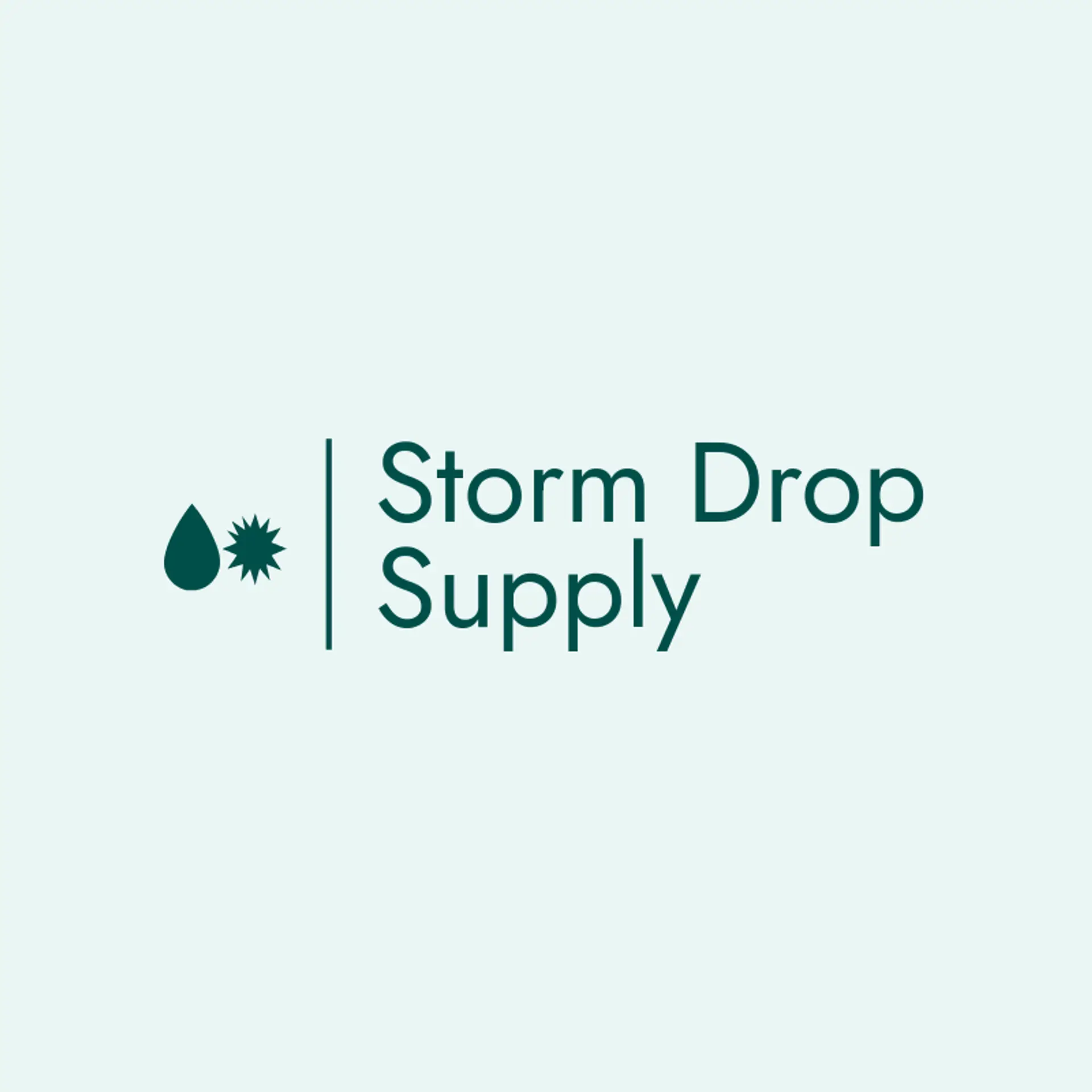 Storm Drop Supply logo for storm