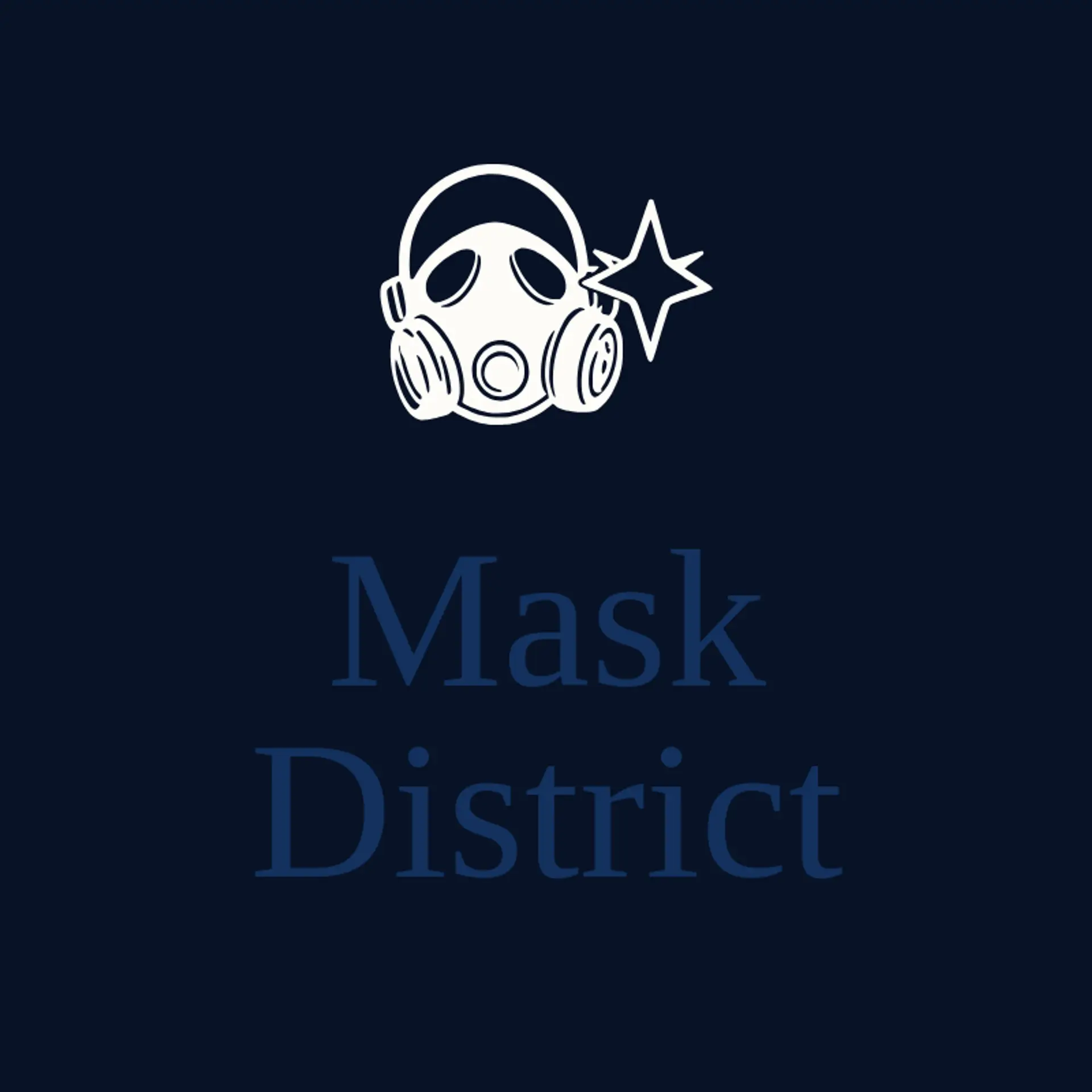 Mask District logo for toxic