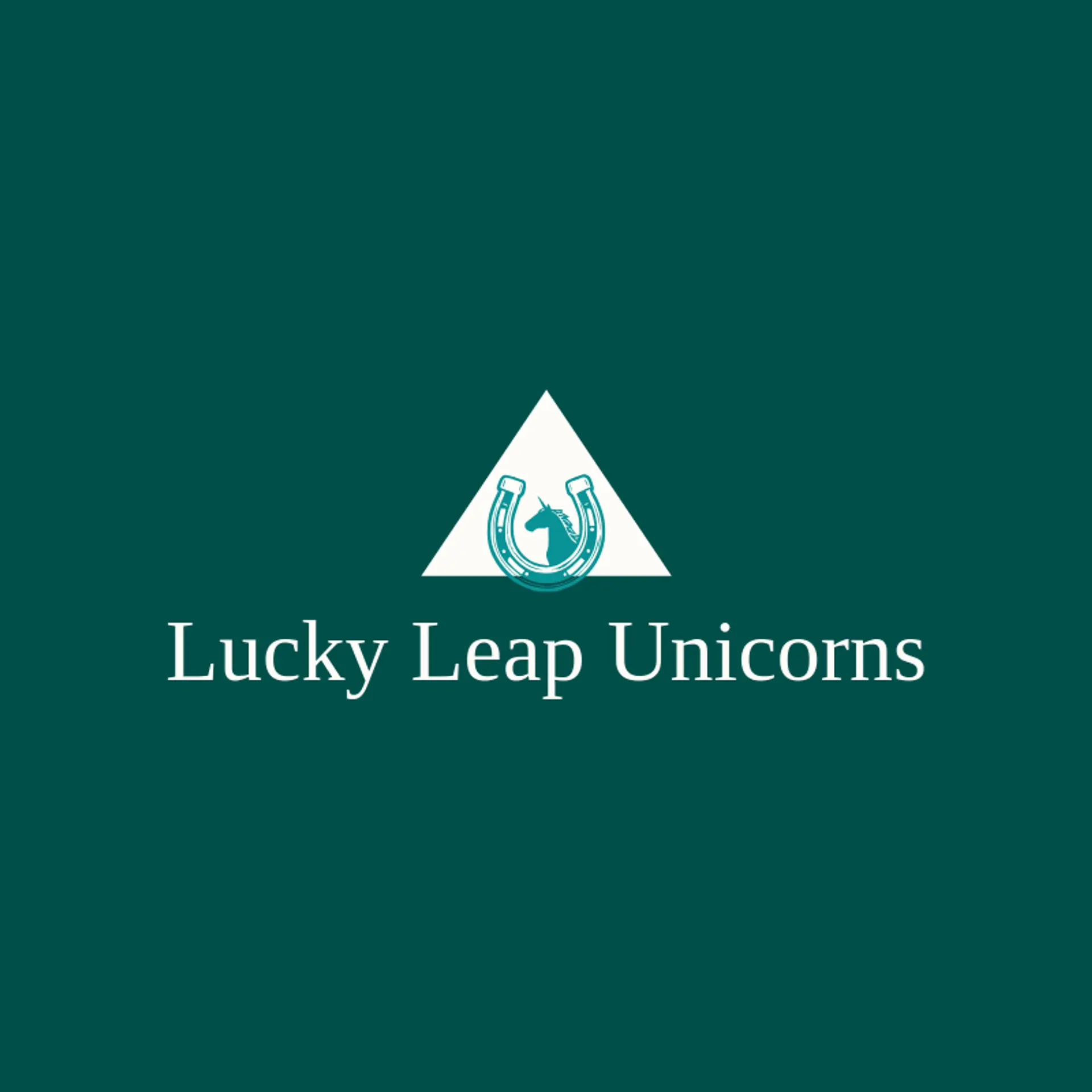 Lucky Leap Unicorns logo for unicorn