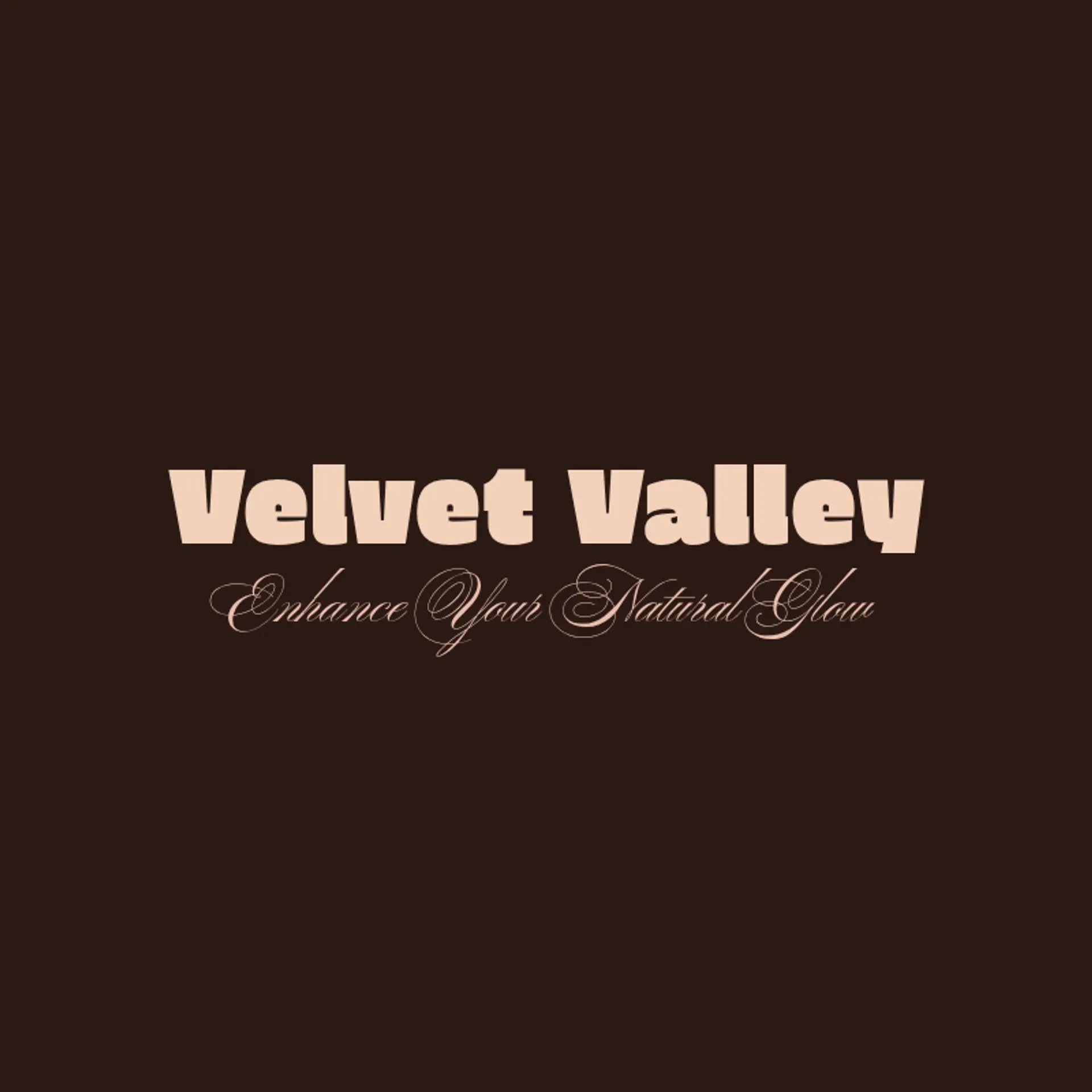 Velvet Valley logo for beauty spa