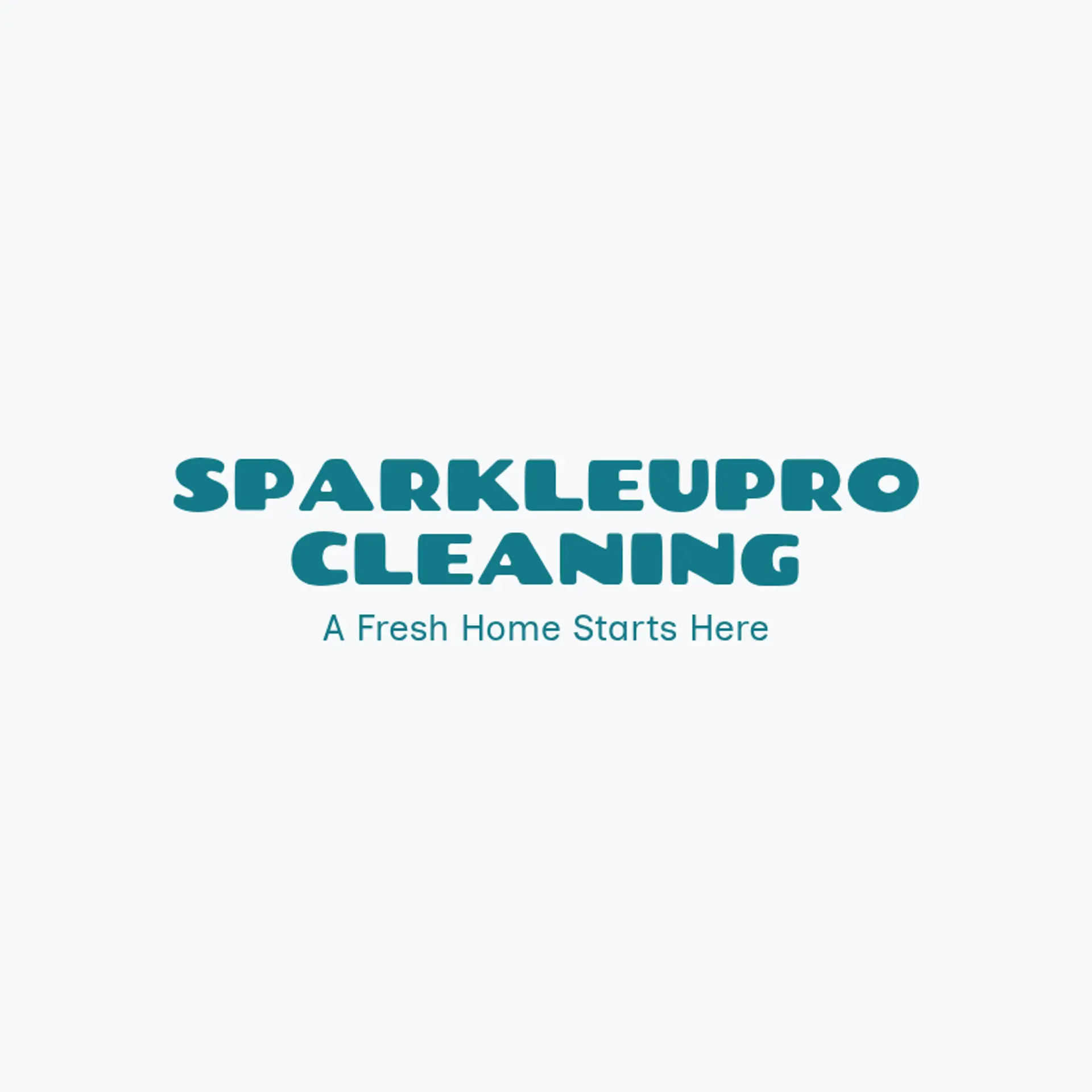SparkleUPro Cleaning logo for house cleaning