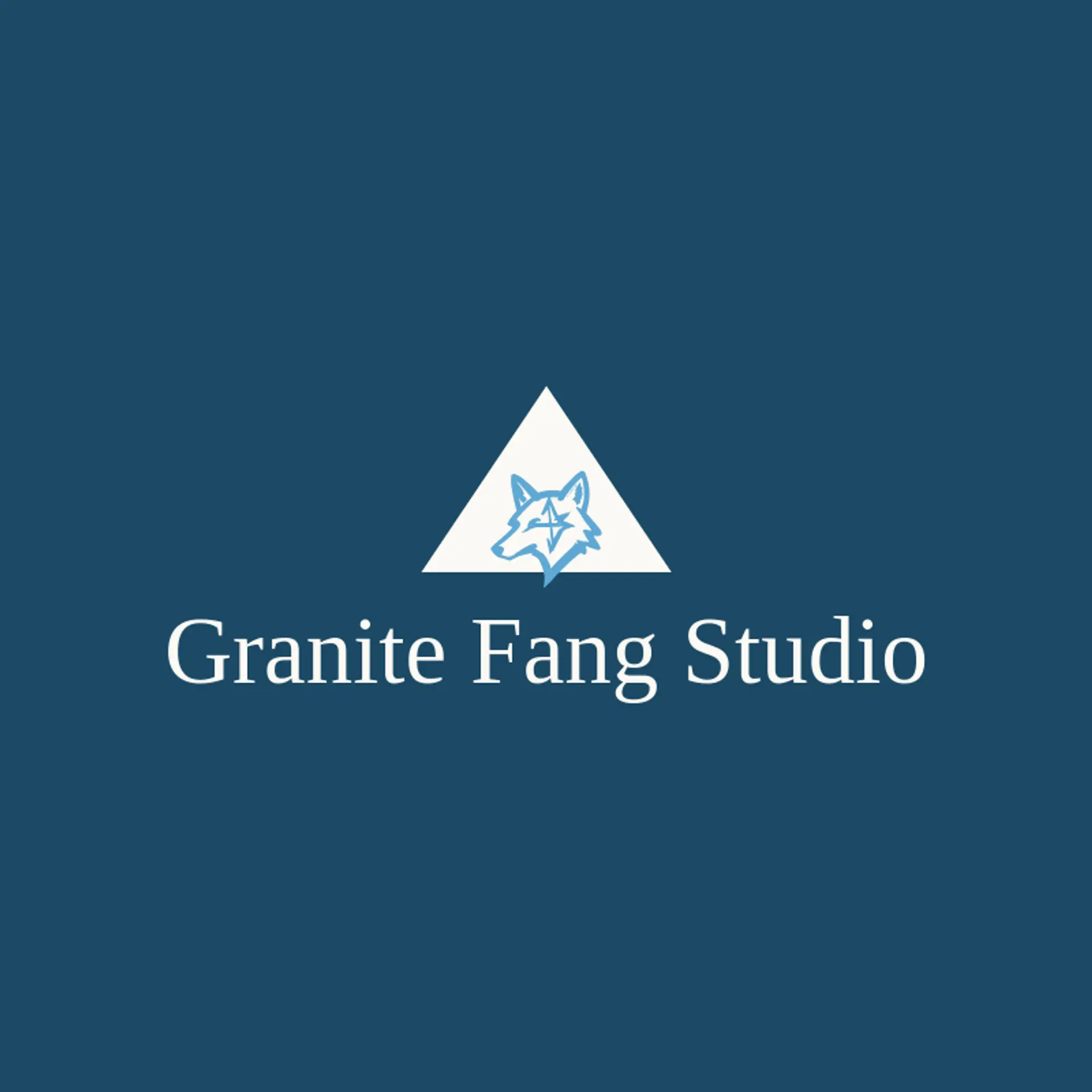 Granite Fang Studio logo for wolf head