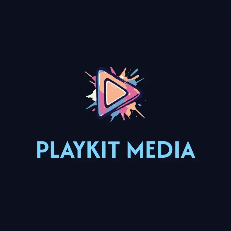 The production company name Playkit Media as a branded logo with a color icon