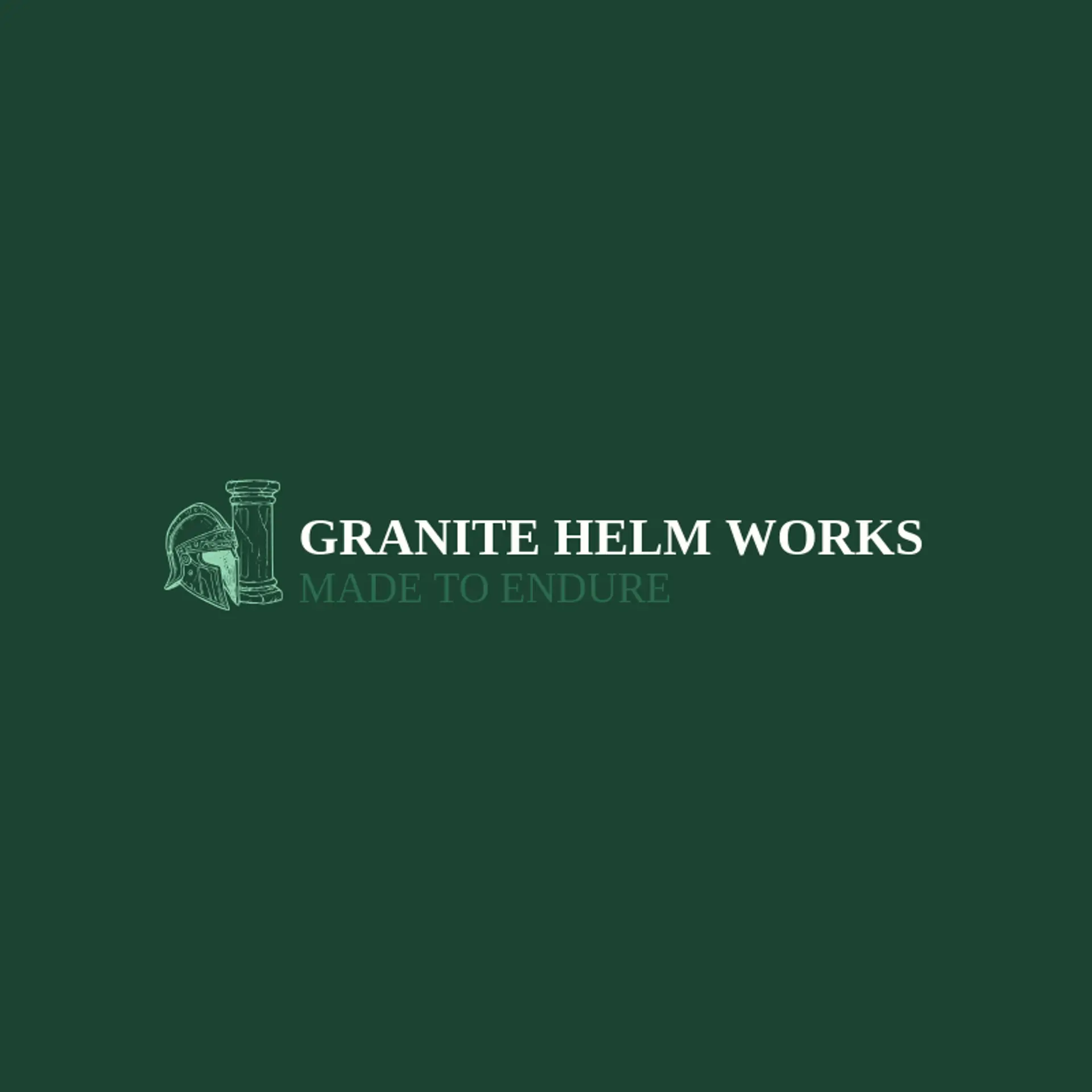 Granite Helm Works logo for gladiator