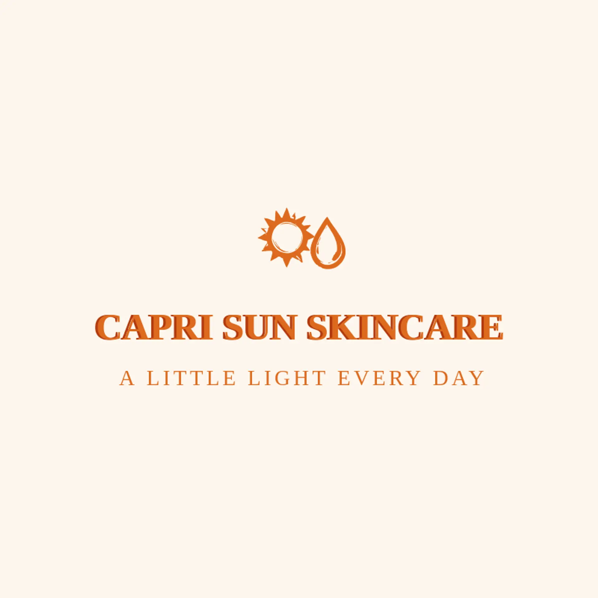 Capri Sun Skincare logo for rome