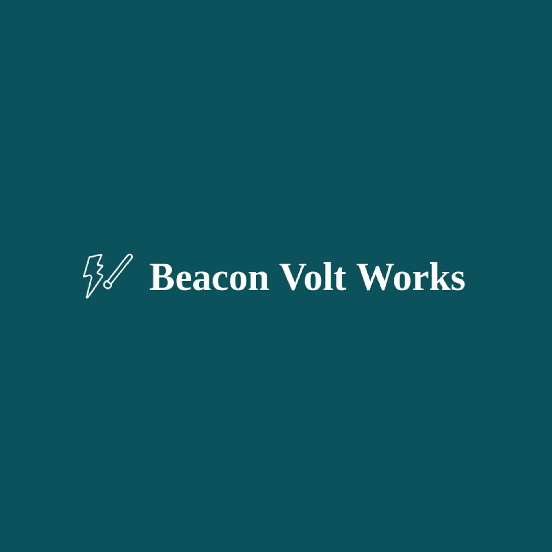 Beacon Volt Works logo for electricity