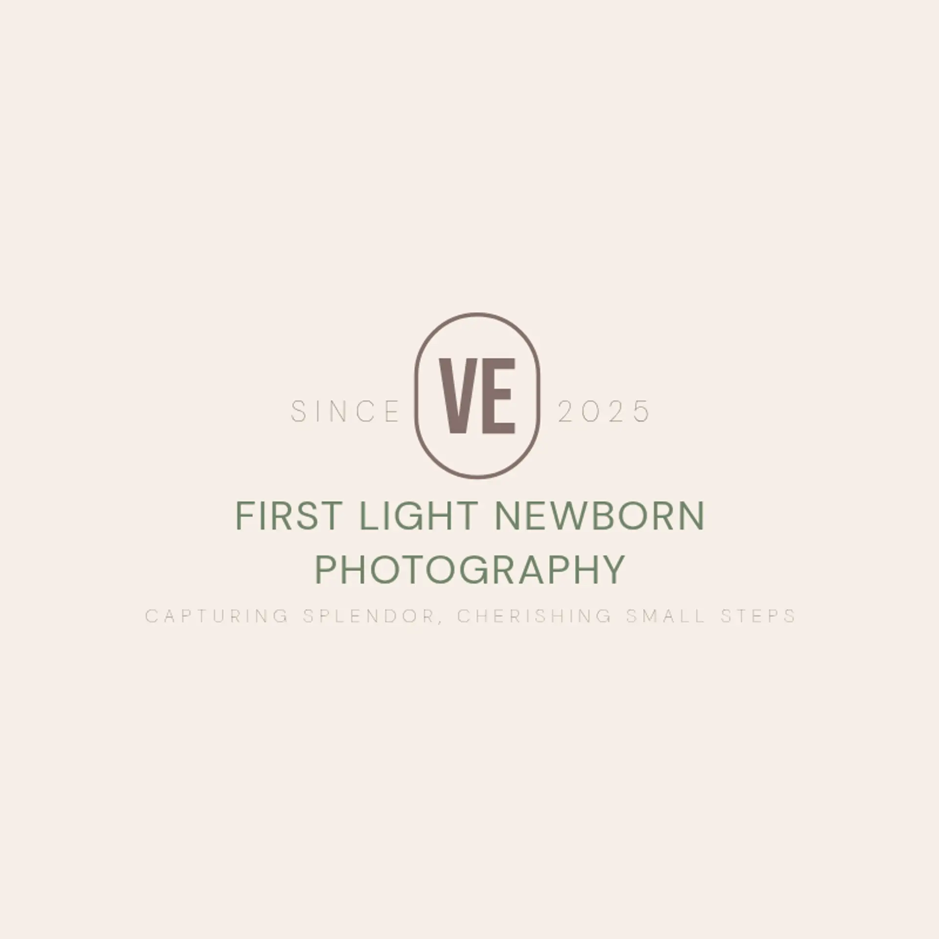 First Light Newborn Photography logo for newborn photography