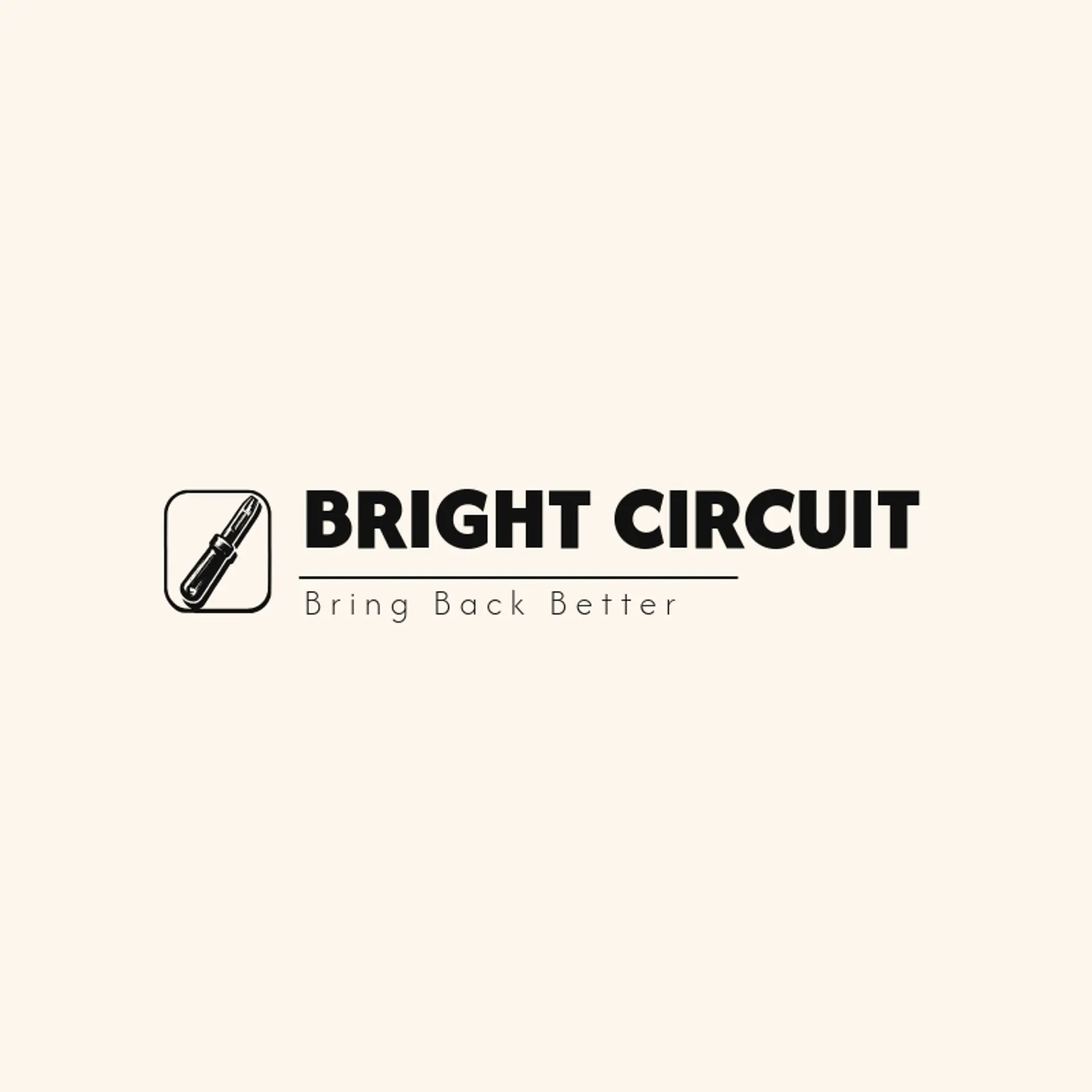 Bright Circuit logo for computer